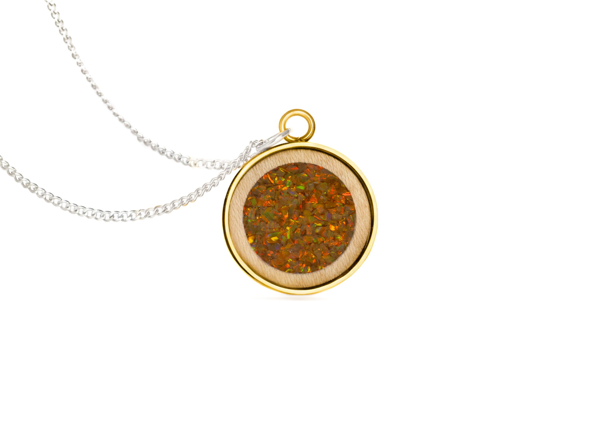 Circle Pendant Maple