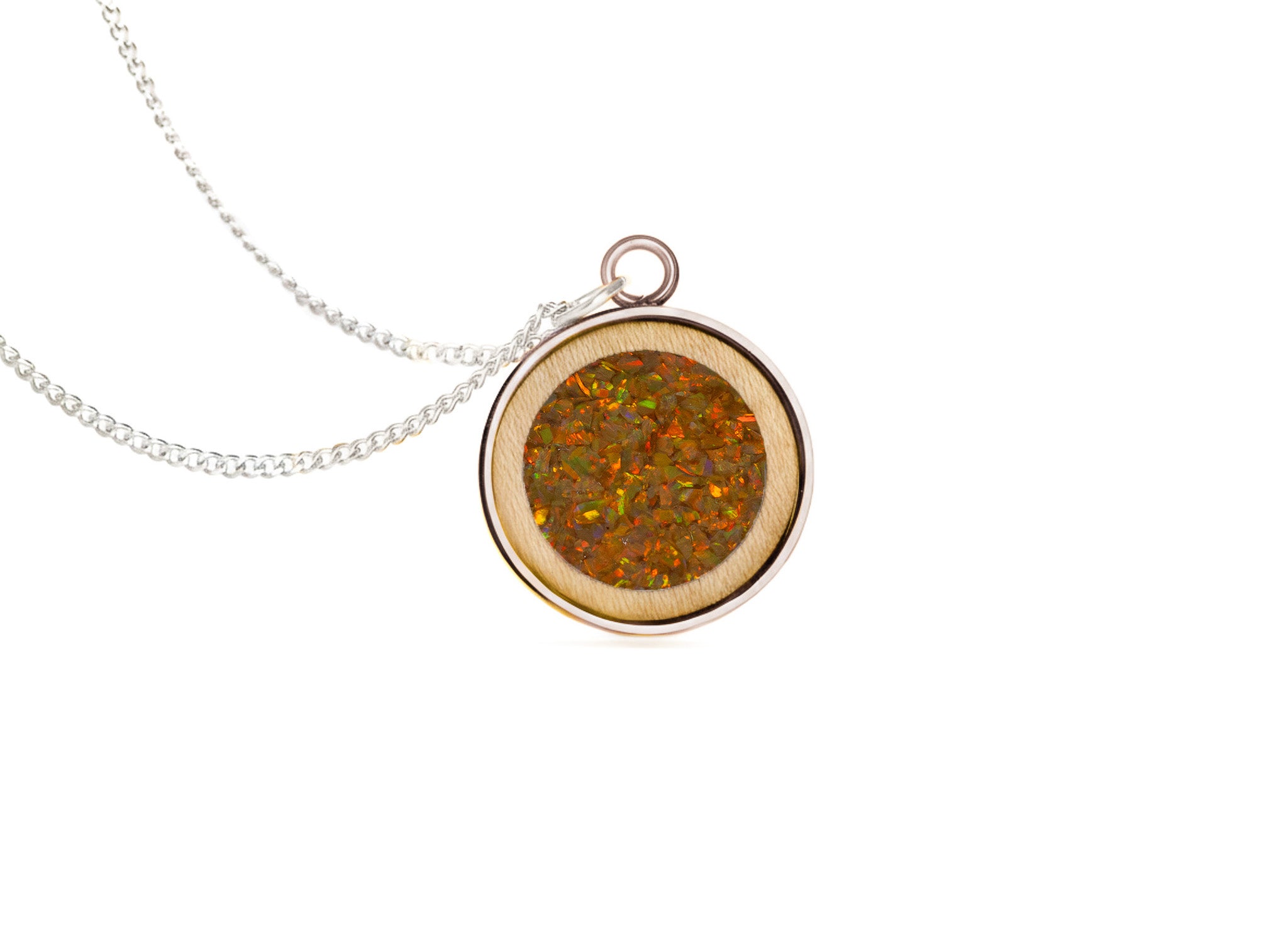 Circle Pendant Maple