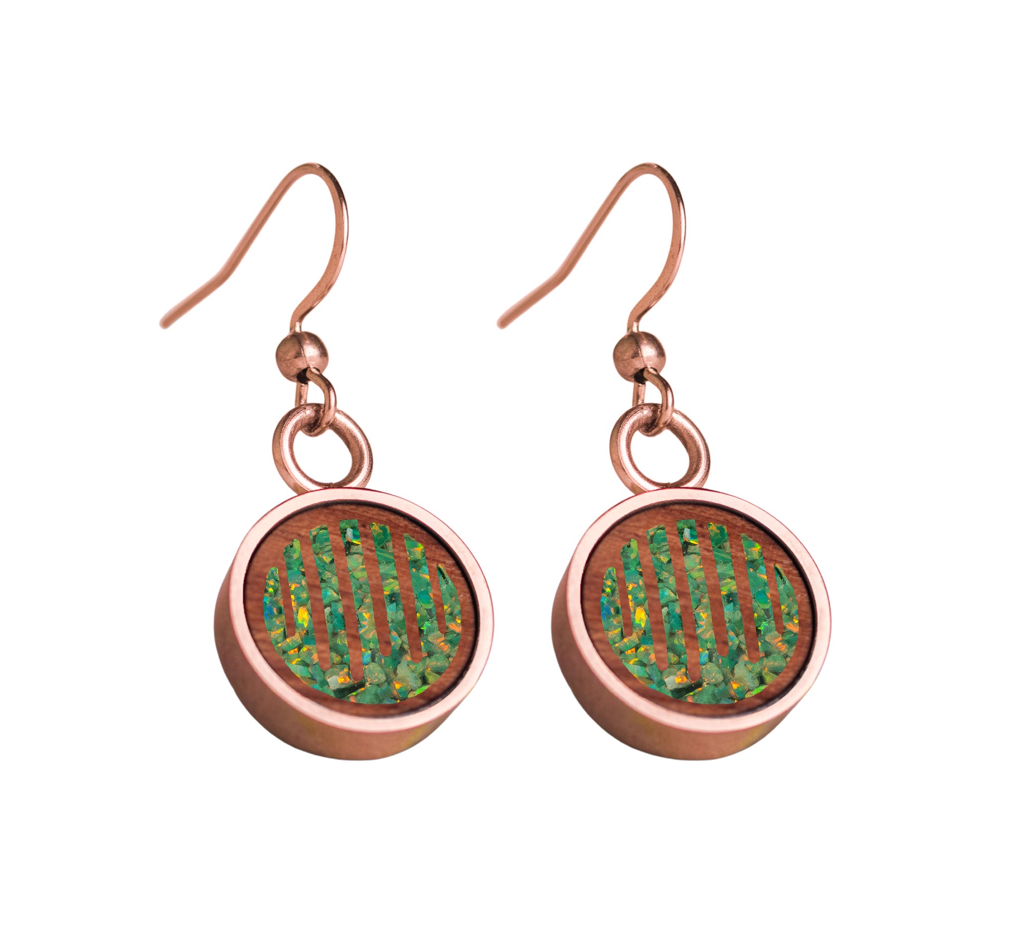 Raindrops Earrings Bubinga