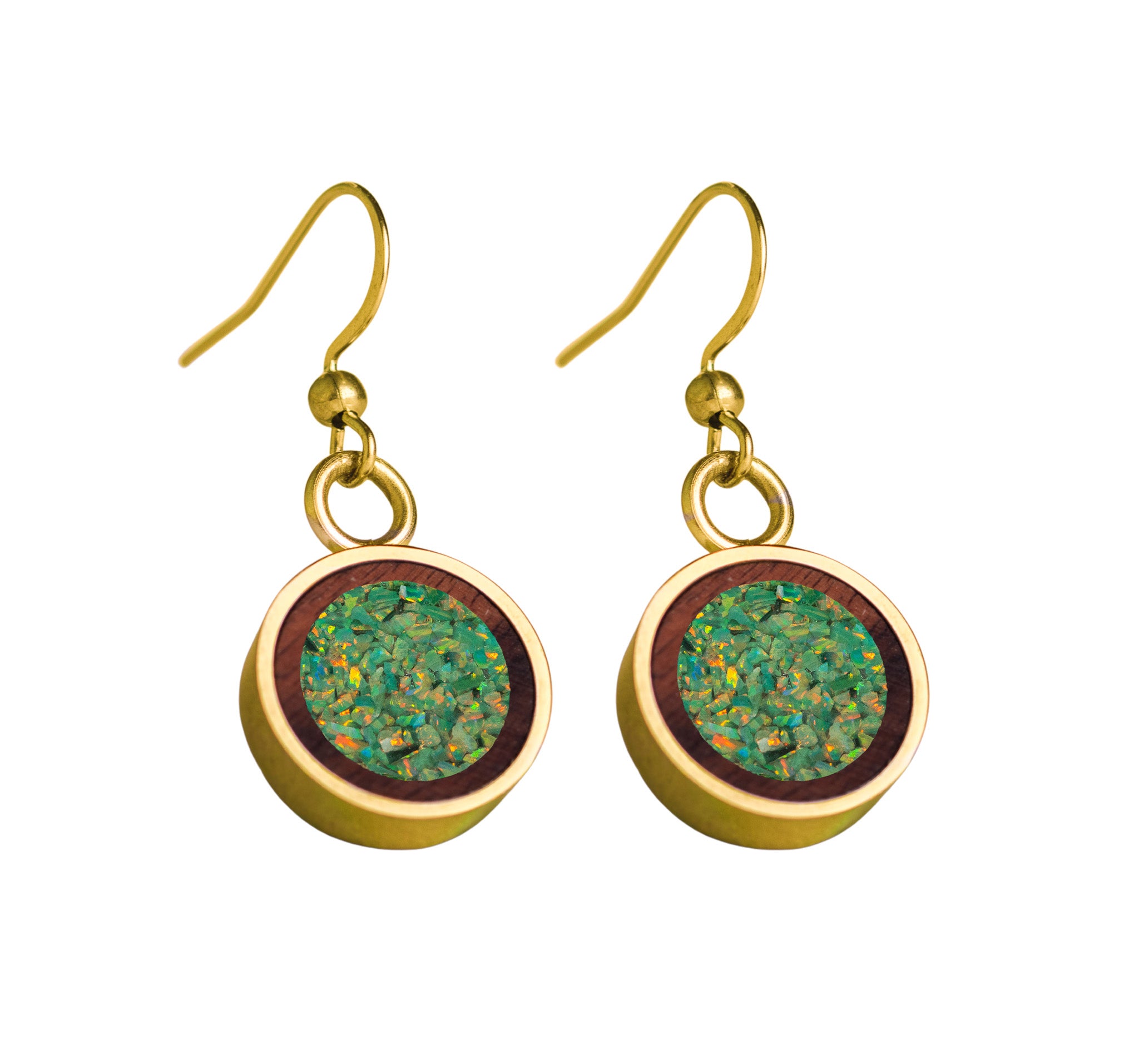 Circle Earrings Rosewood