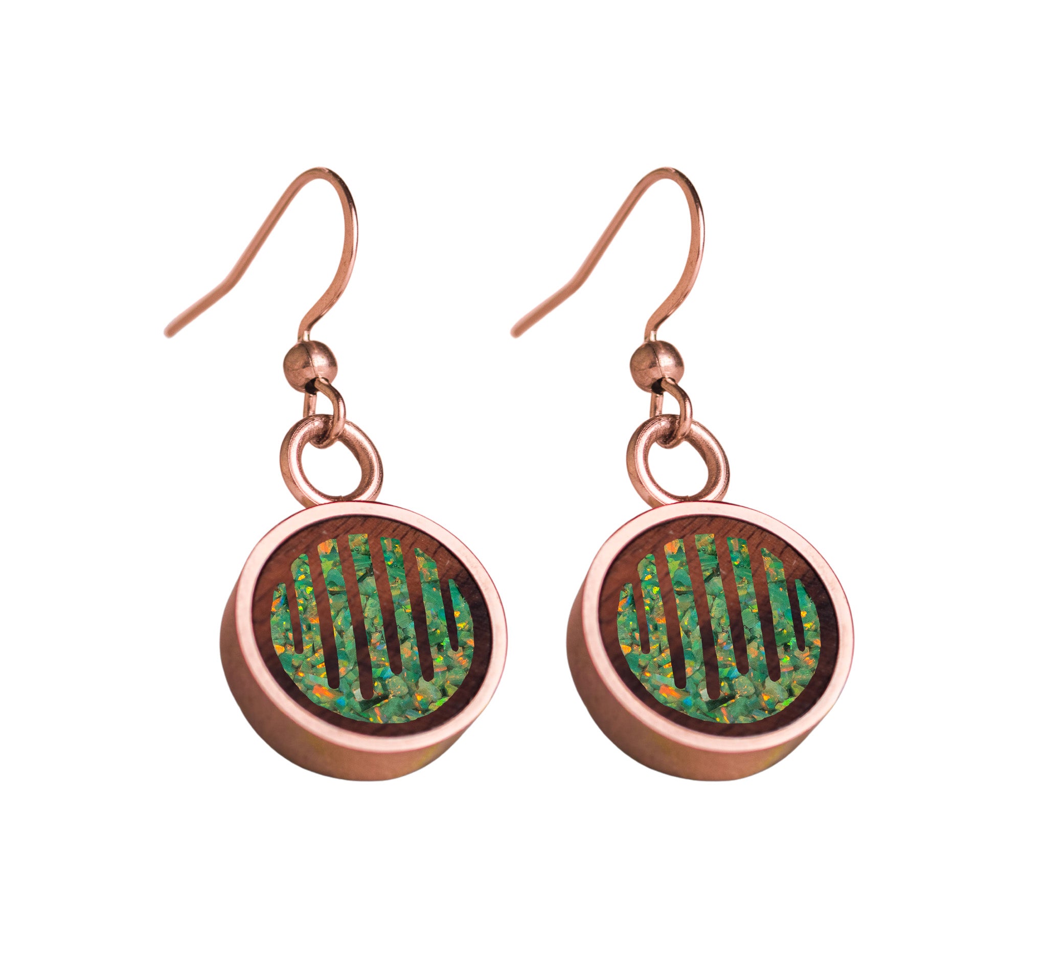 Raindrops Earrings Rosewood