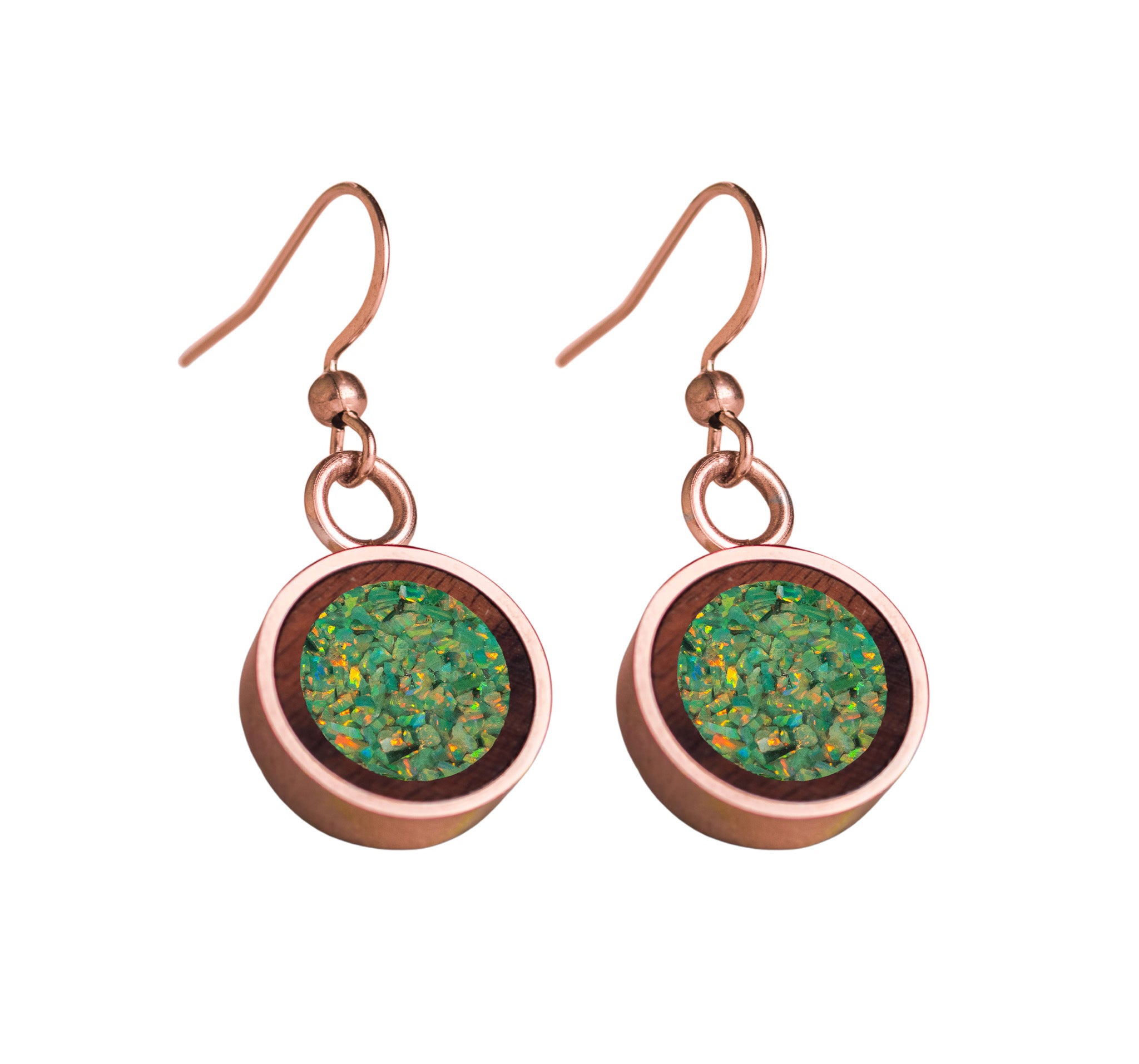 Circle Earrings Rosewood