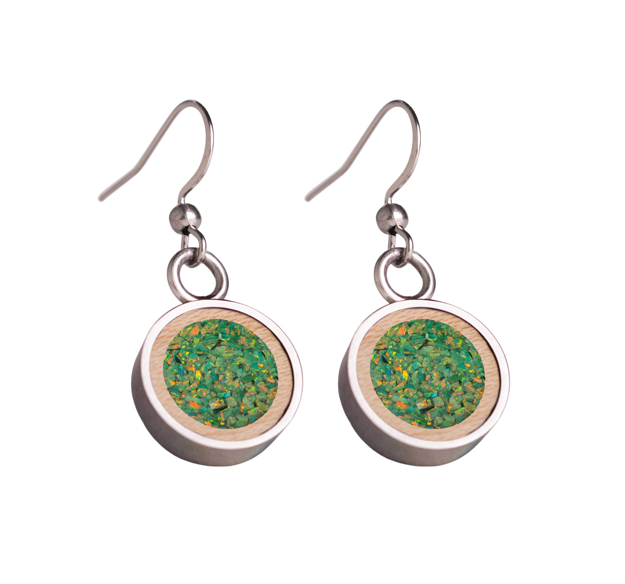 Circle Earrings Maple
