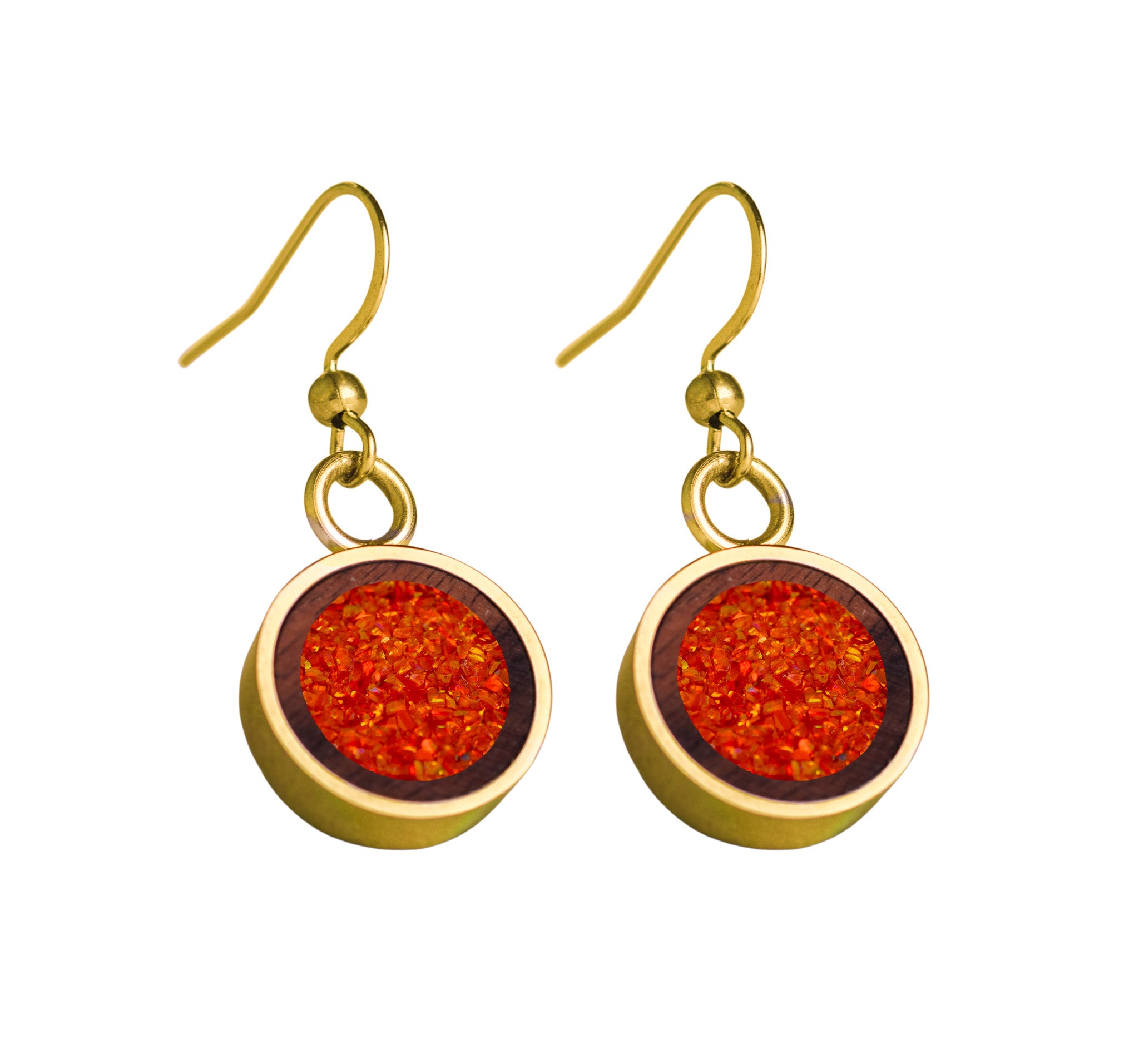 Circle Earrings Rosewood