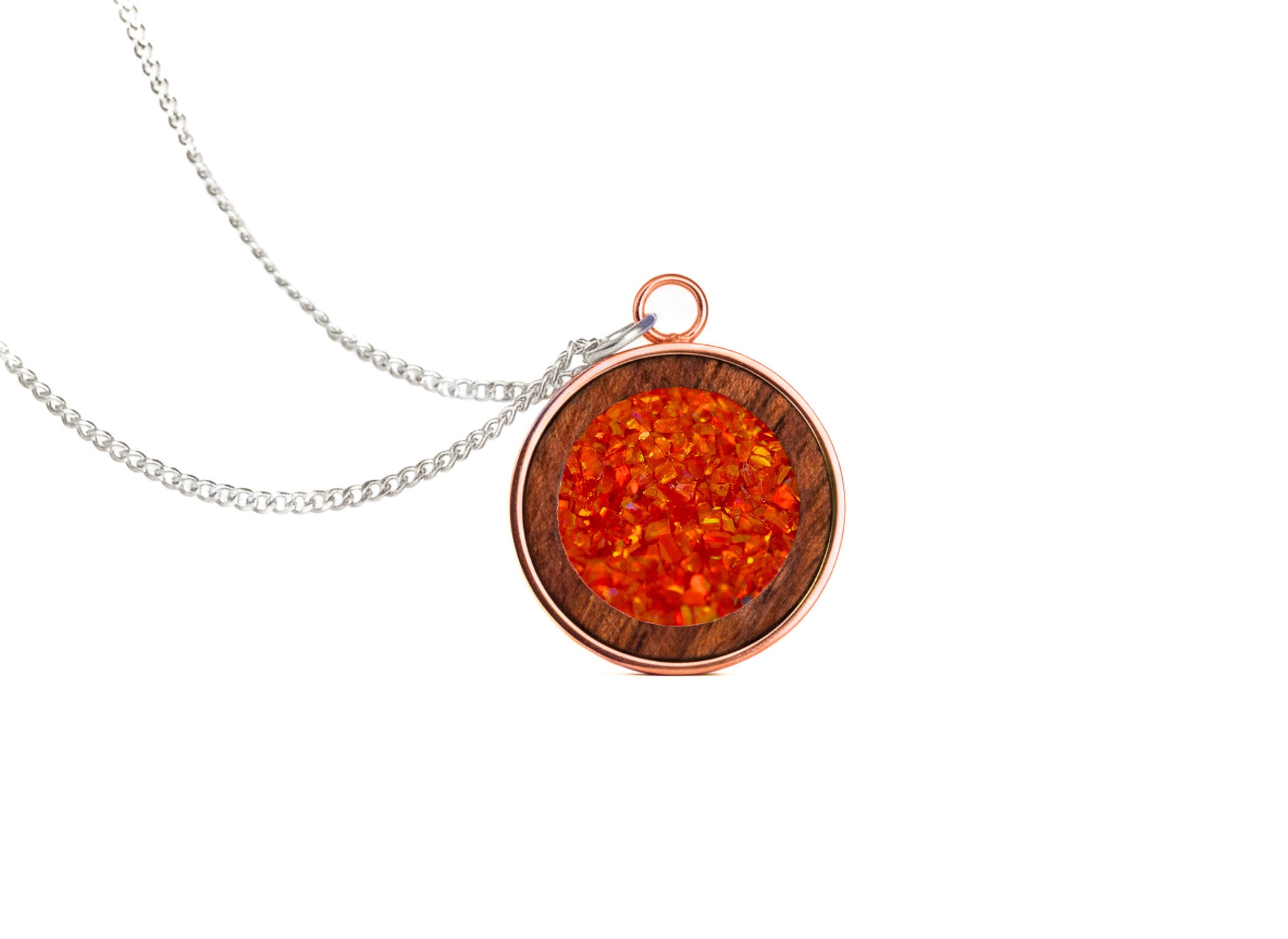 Circle Pendant Bubinga