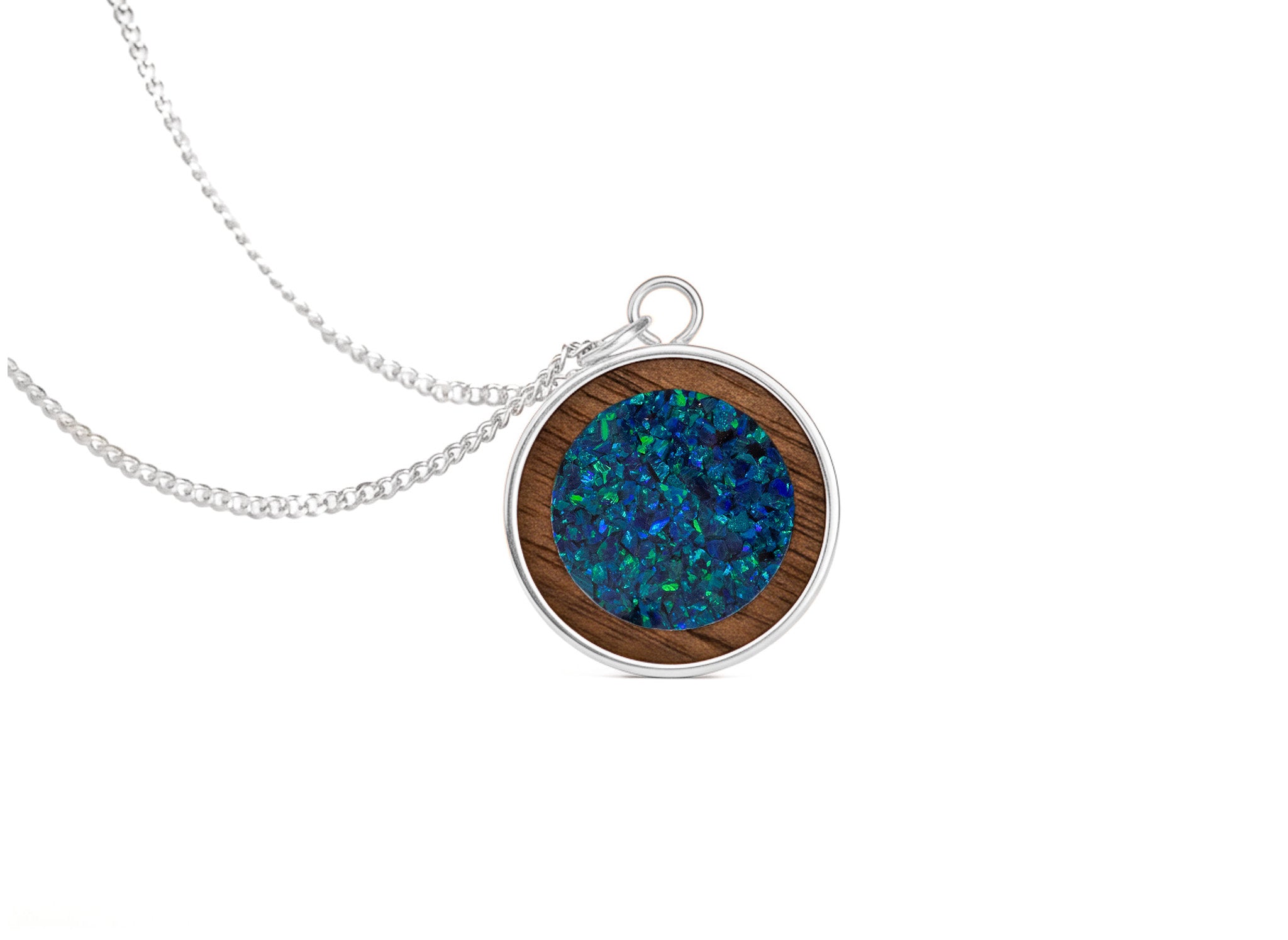 Circle Pendant Walnut