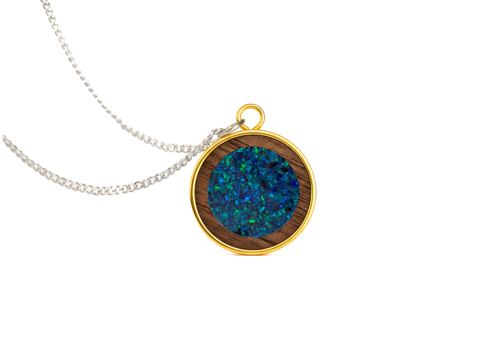 Circle Pendant Walnut