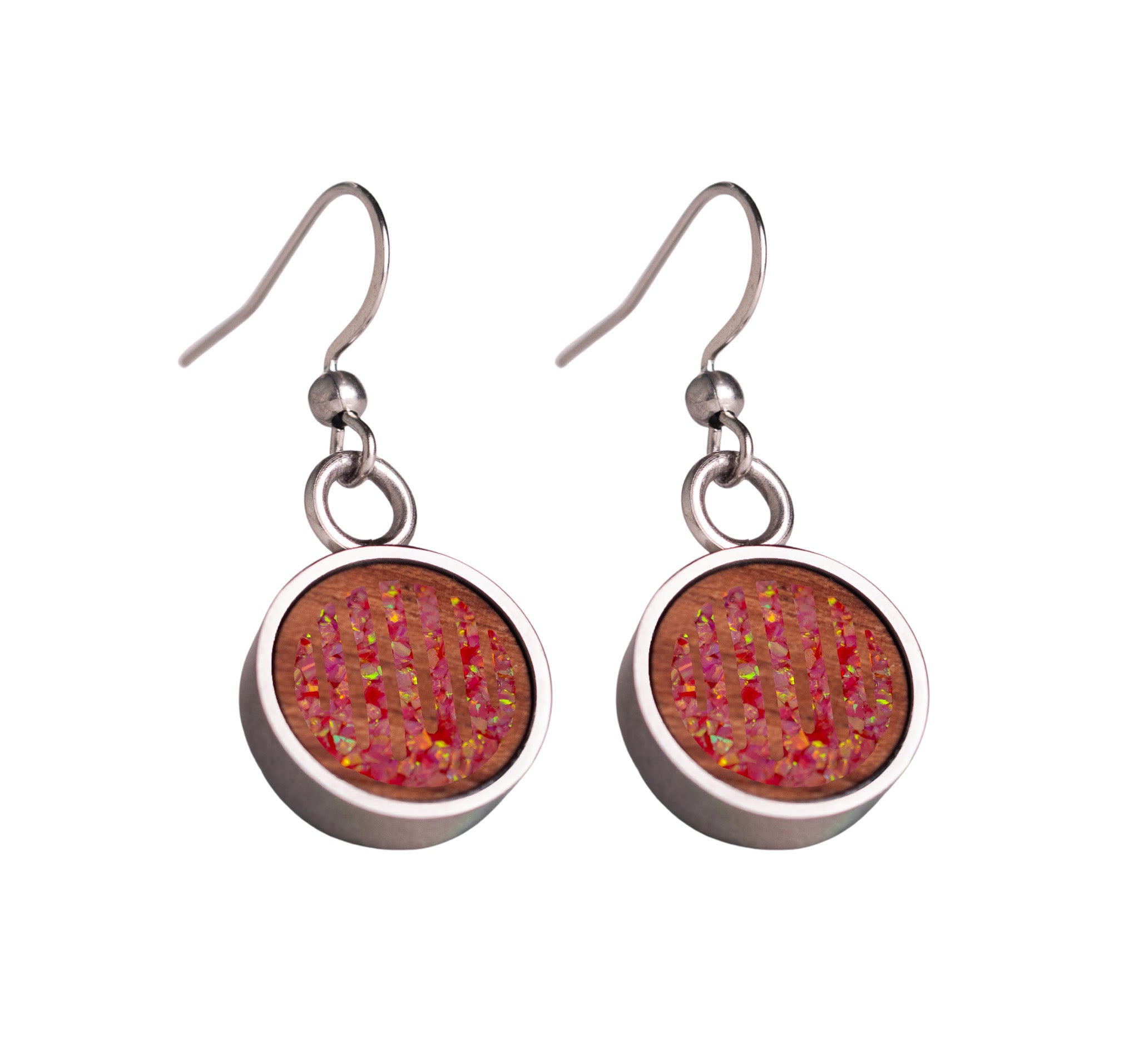 Raindrops Earrings Bubinga