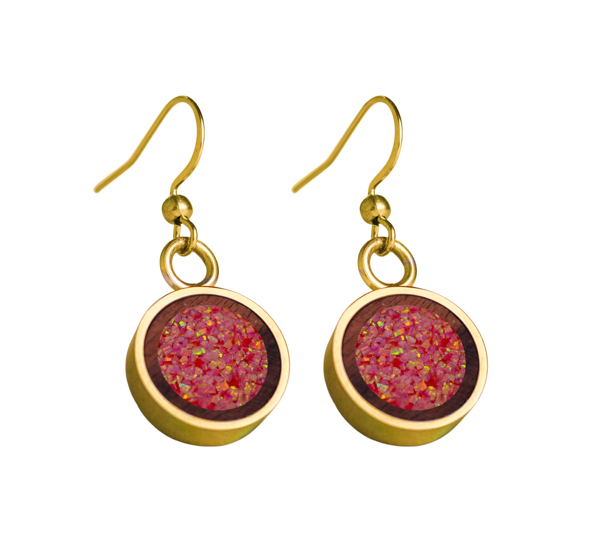 Circle Earrings Rosewood