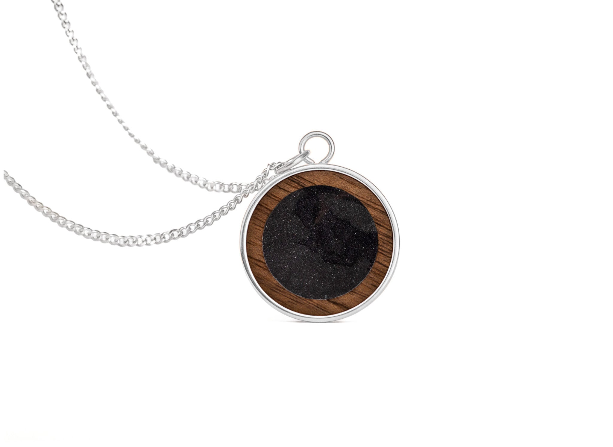 Circle Pendant Walnut