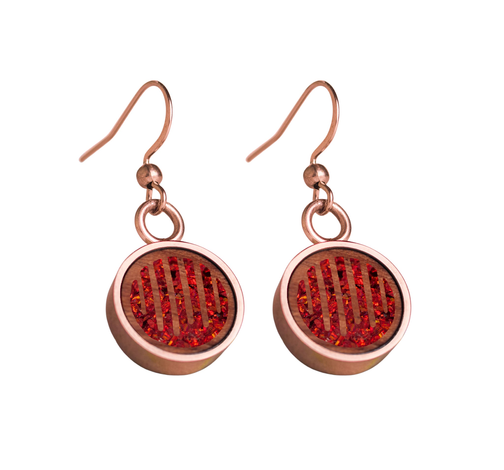 Raindrops Earrings Bubinga