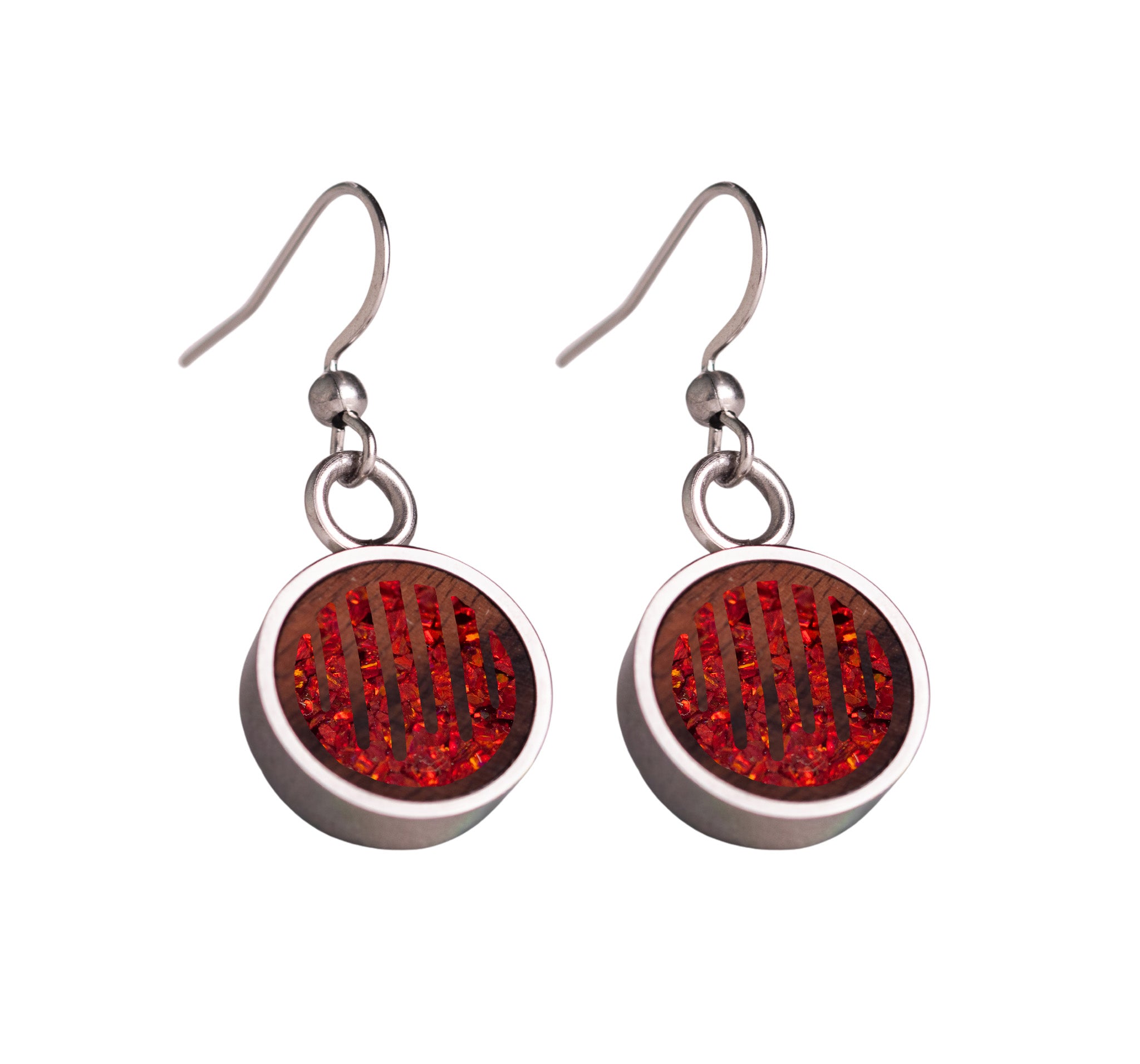 Raindrops Earrings Rosewood