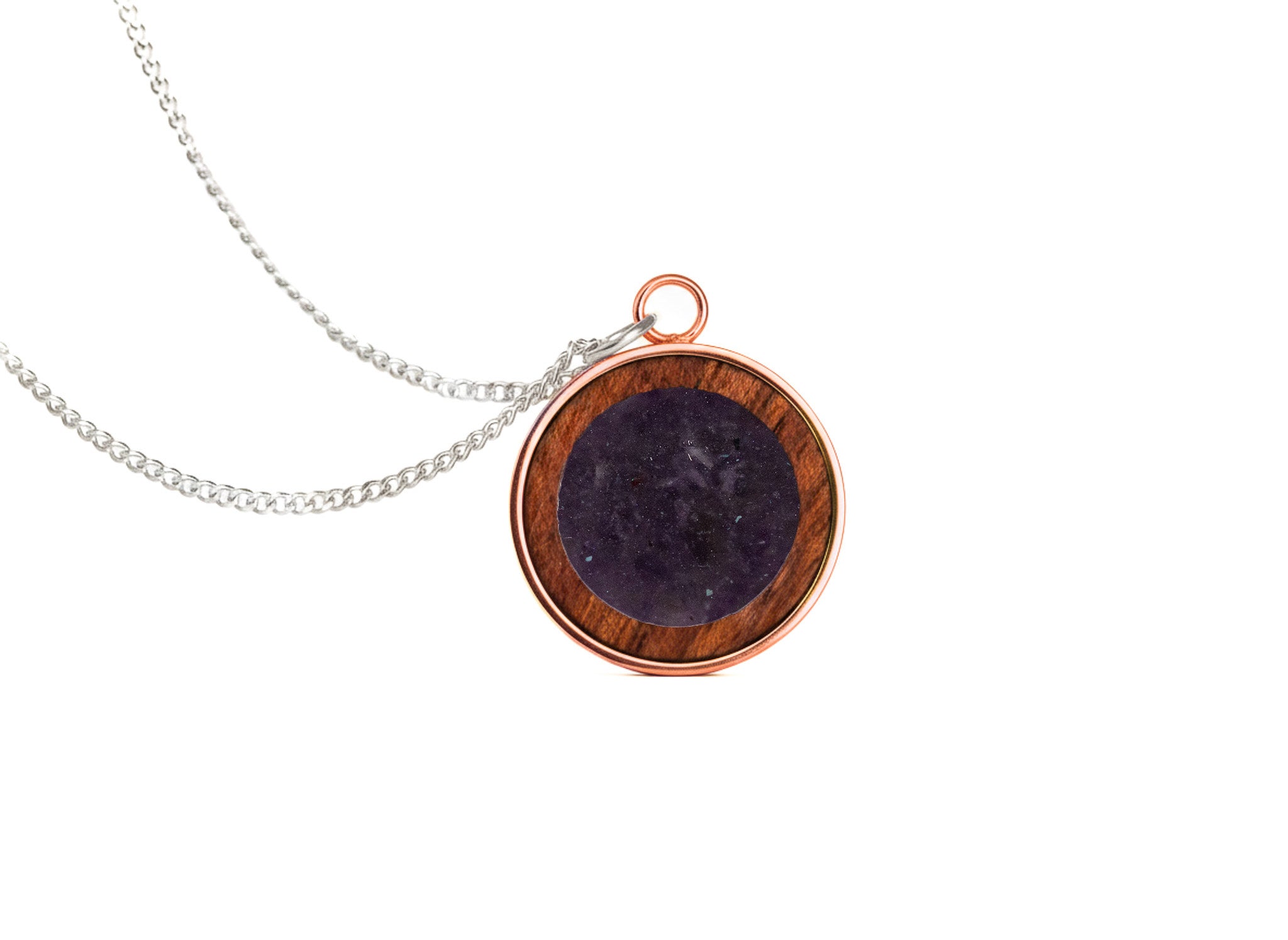 Circle Pendant Bubinga