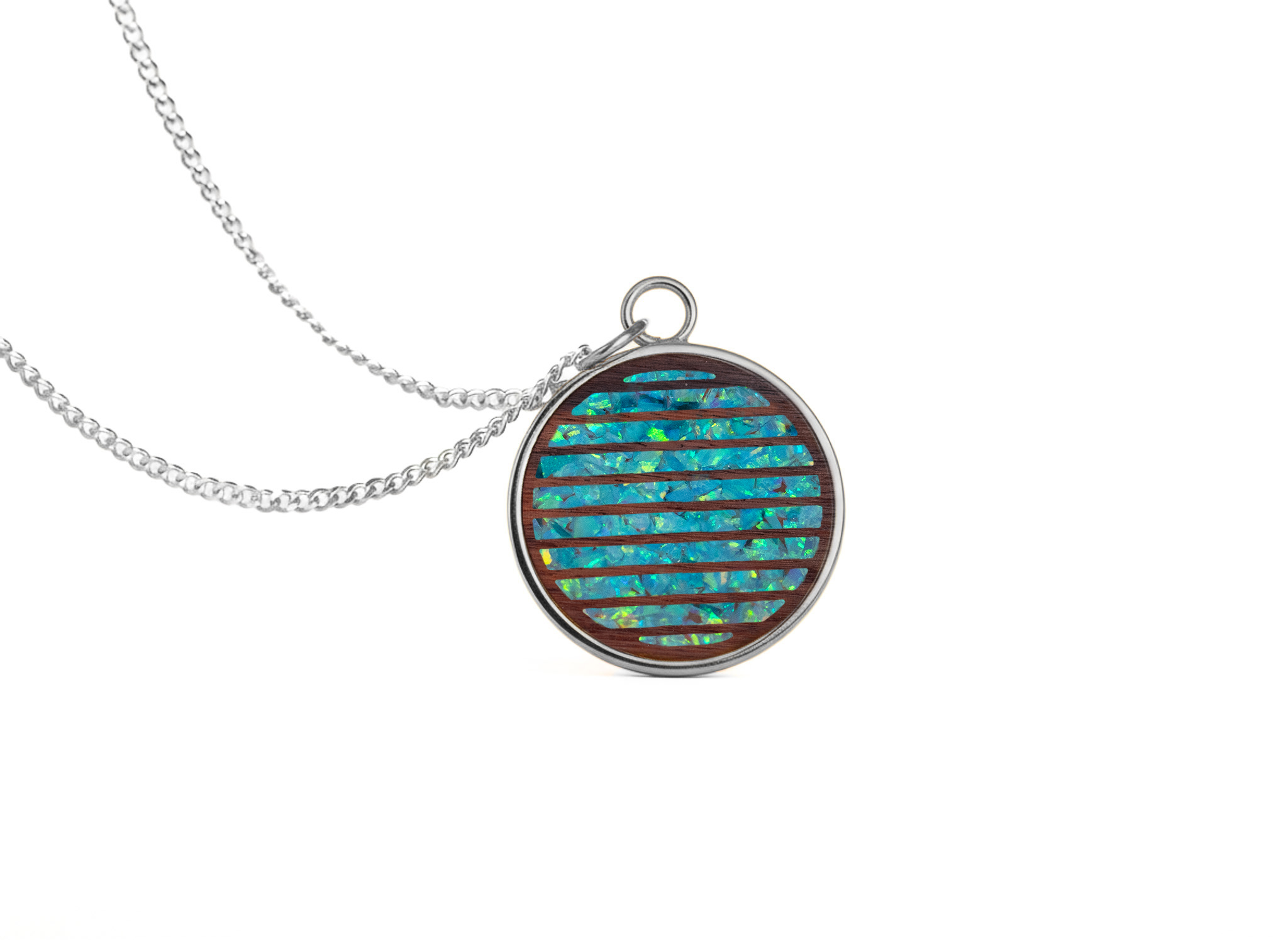 Grid Pendant Rosewood