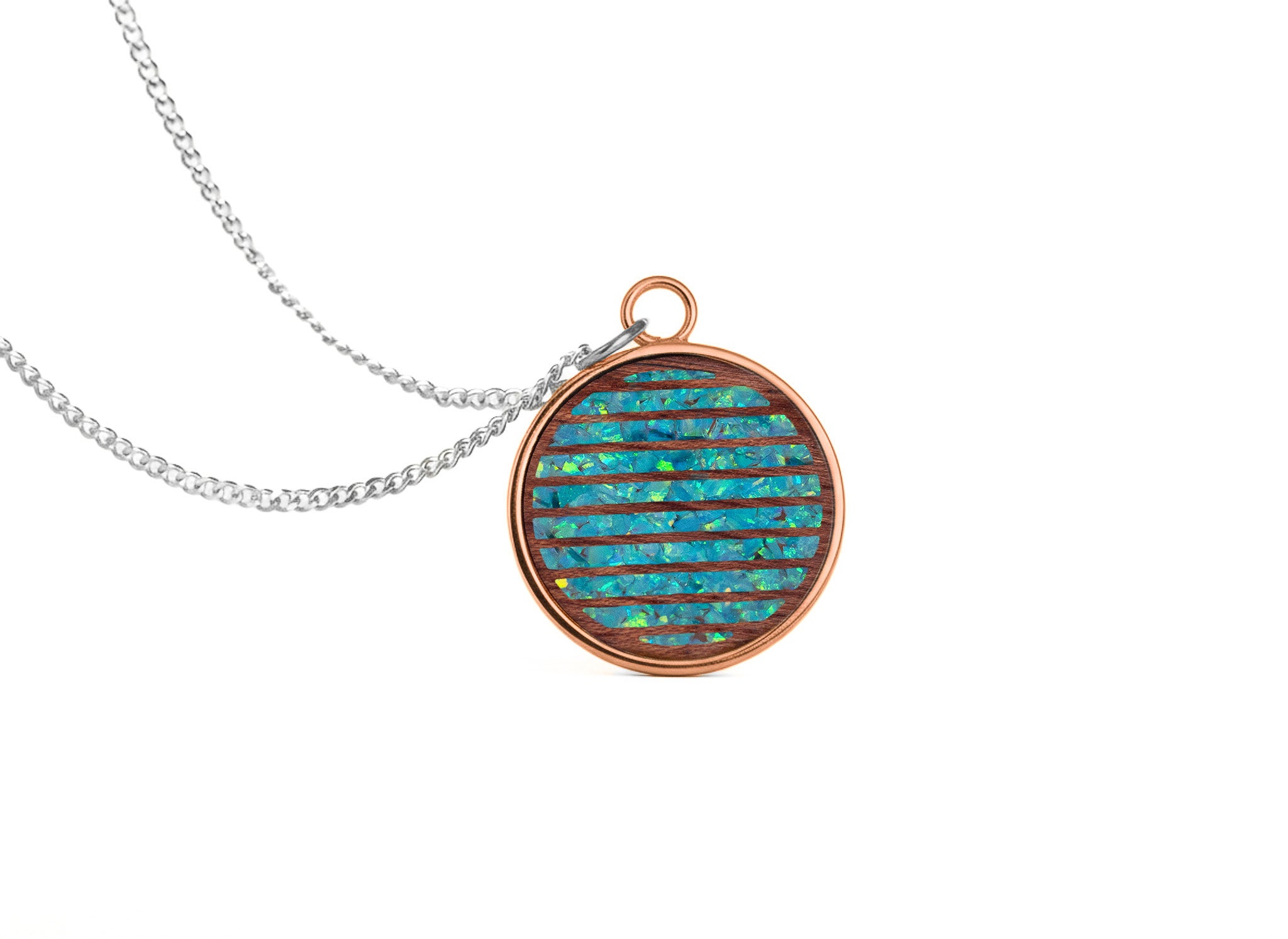 Grid Pendant Bubinga