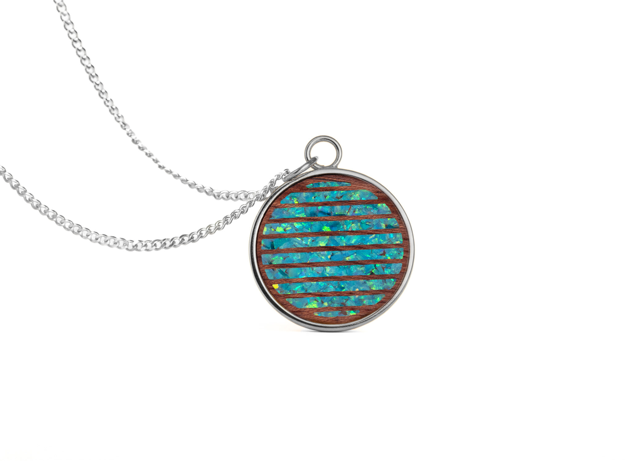 Grid Pendant Bubinga