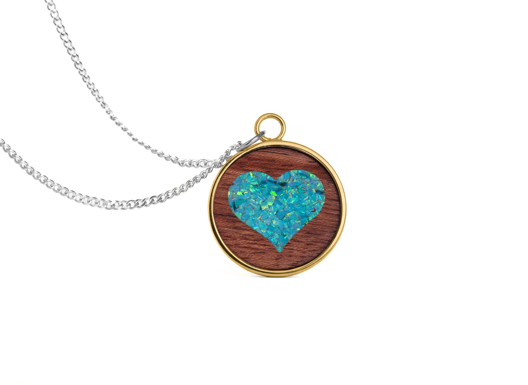 Heart Pendant Bubinga