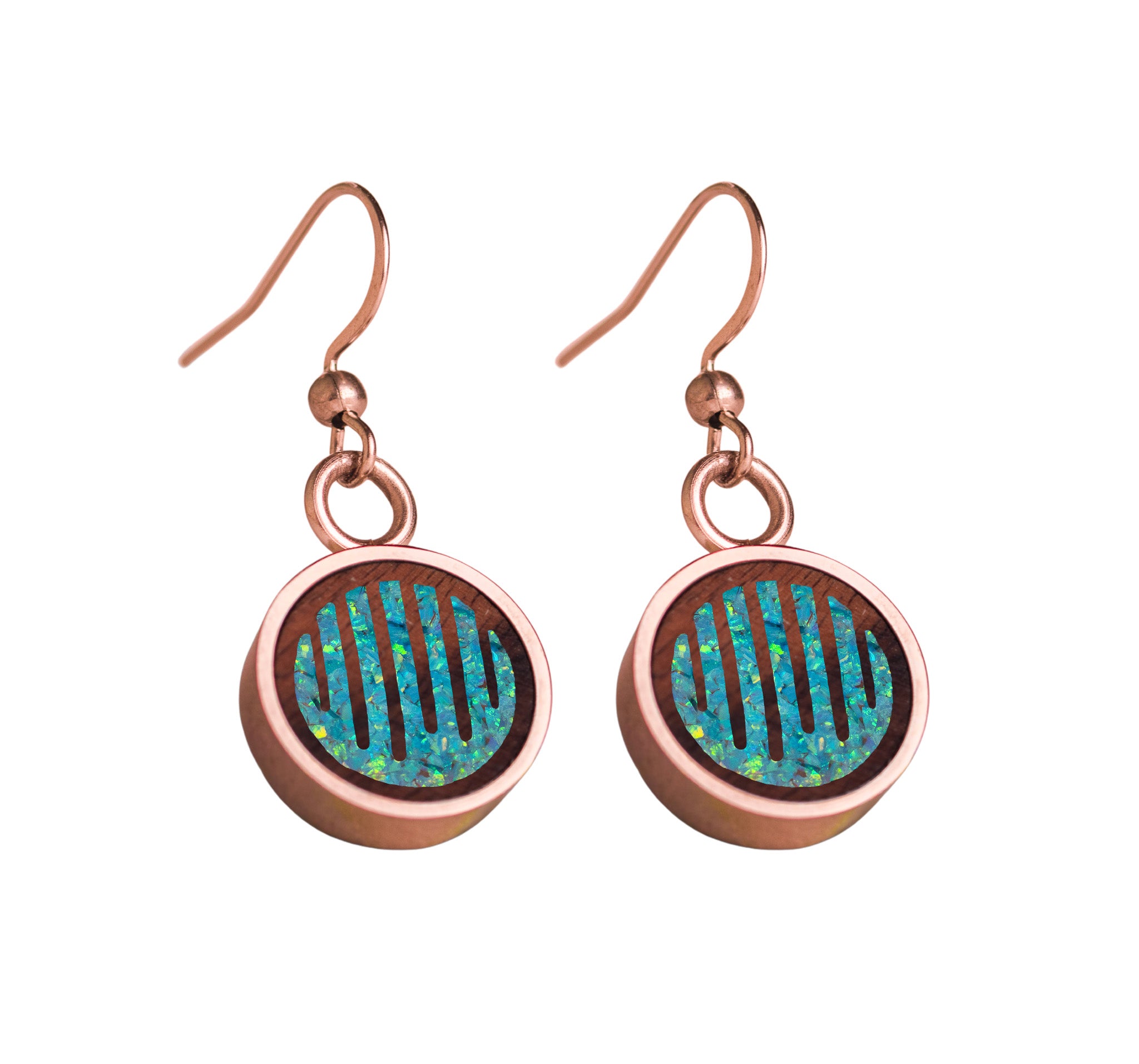 Raindrops Earrings Rosewood