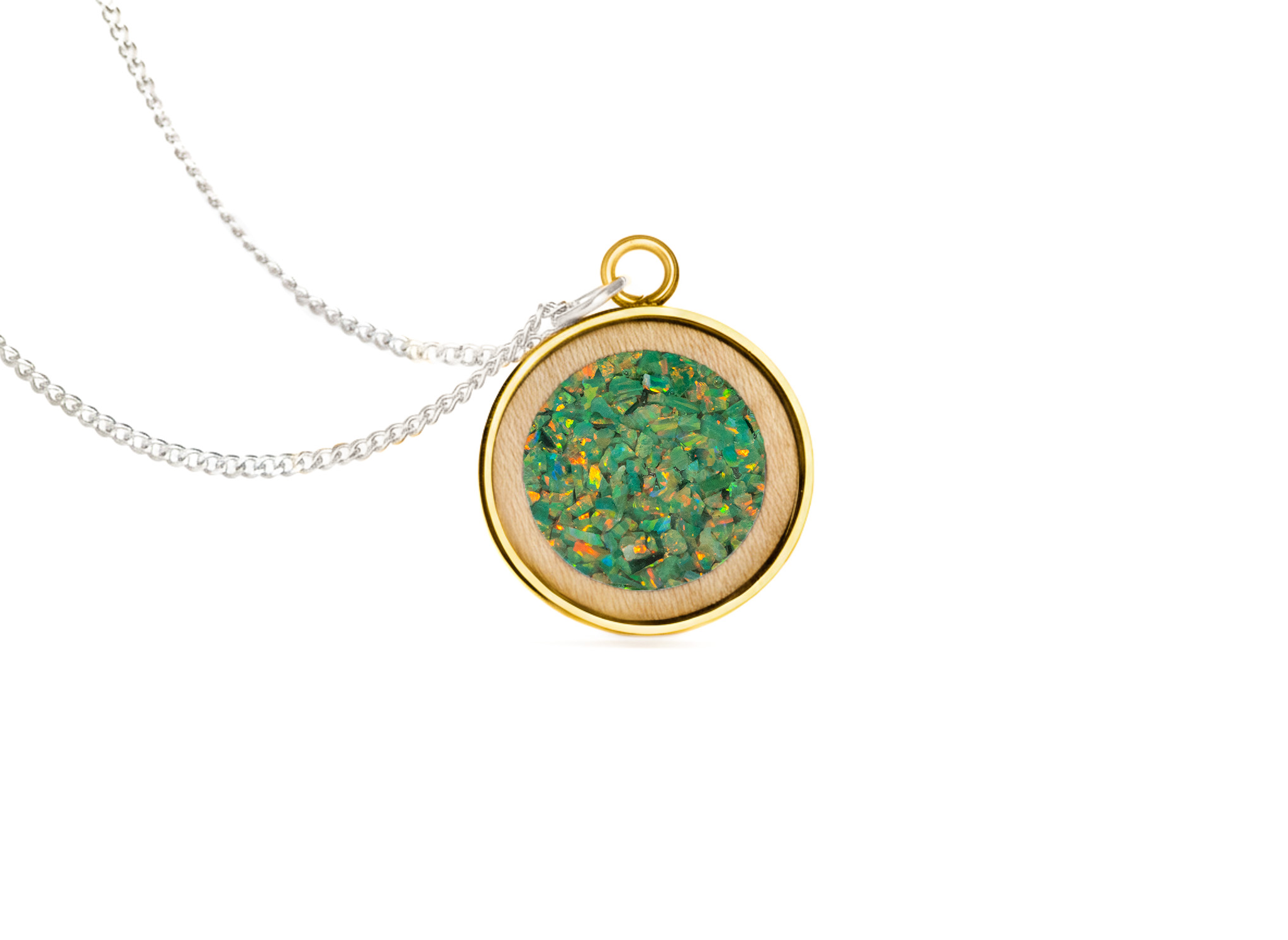 Circle Pendant Maple