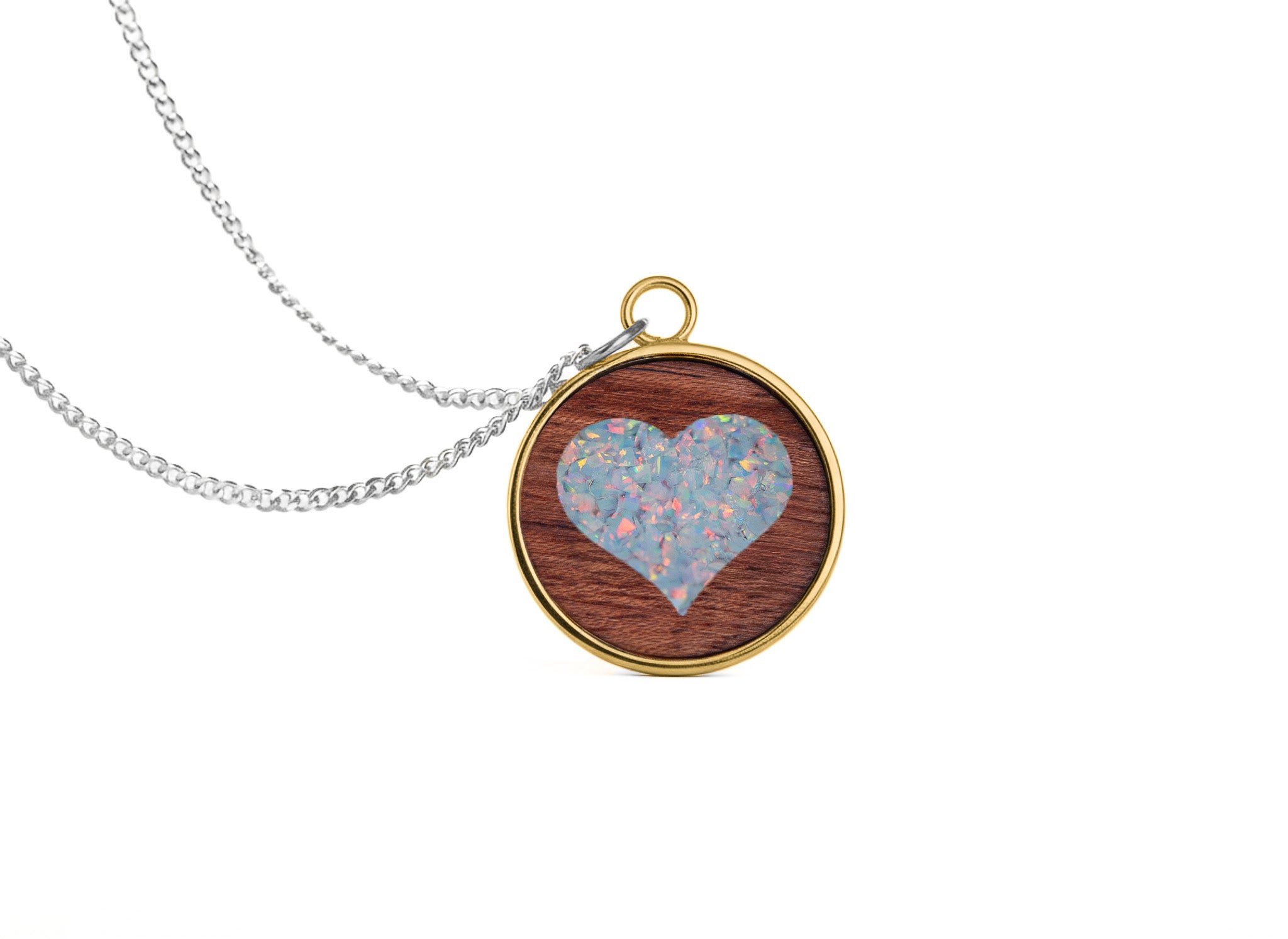 Heart Pendant Bubinga