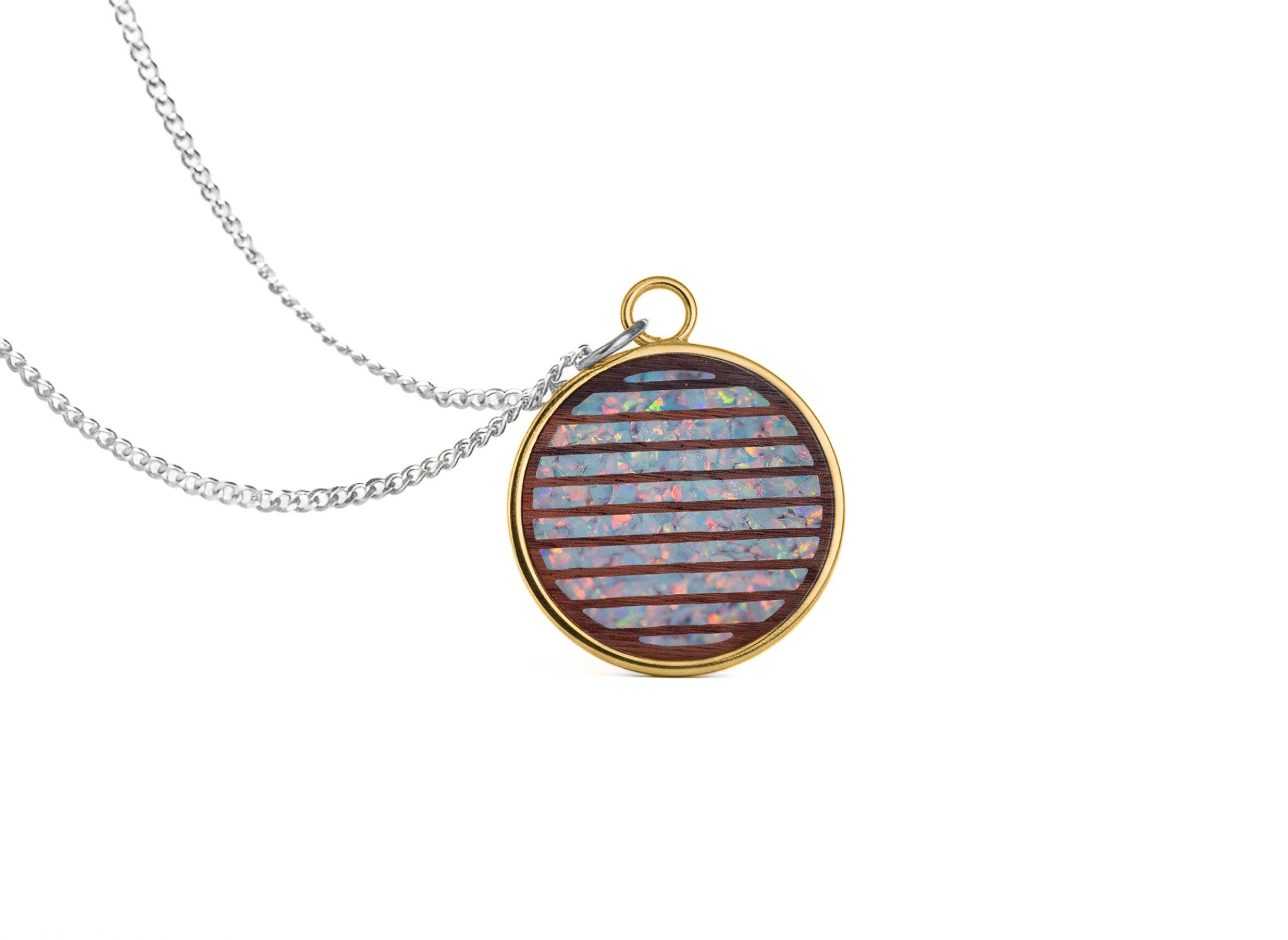 Grid Pendant Rosewood