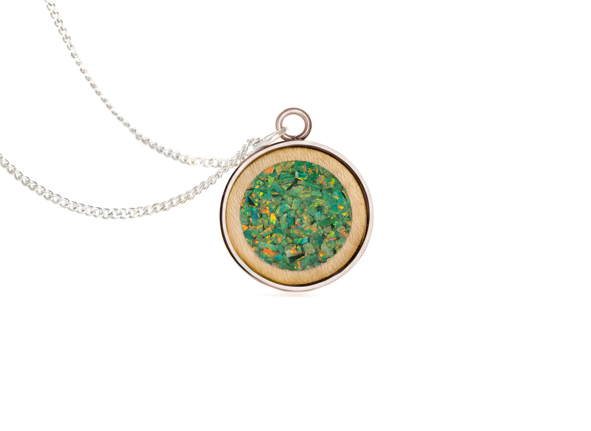 Circle Pendant Maple