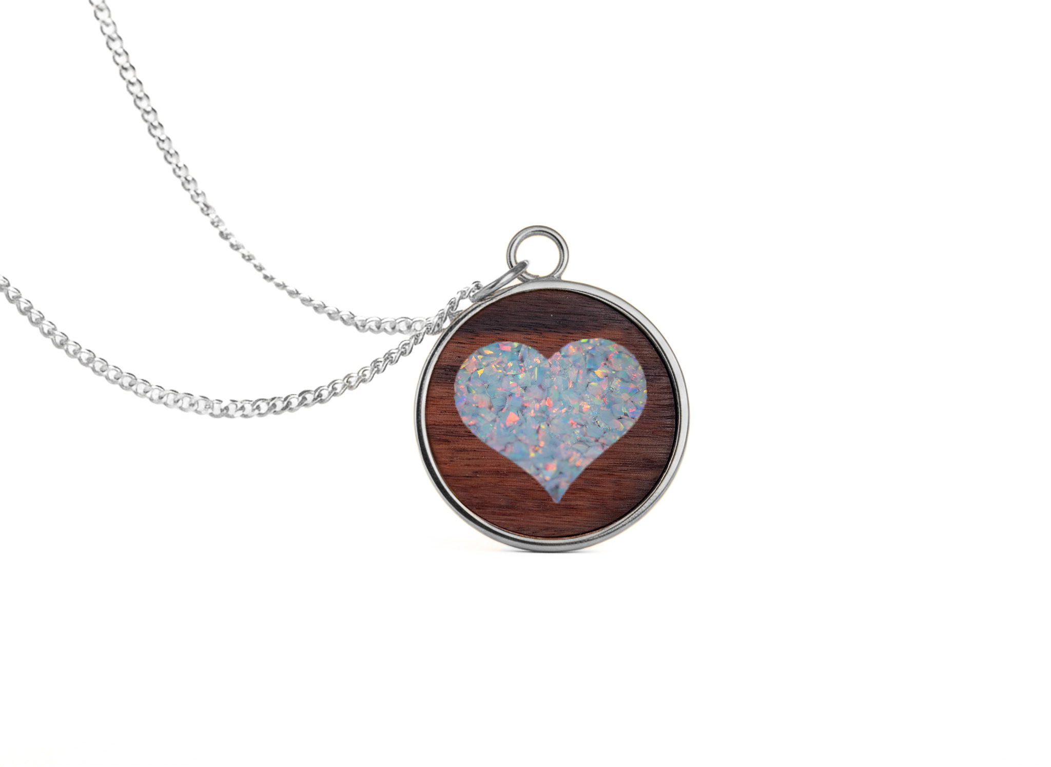 Heart Pendant Rosewood