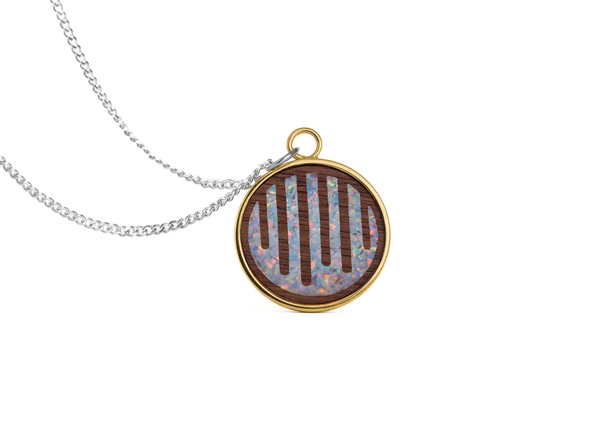 Raindrop Pendant Walnut