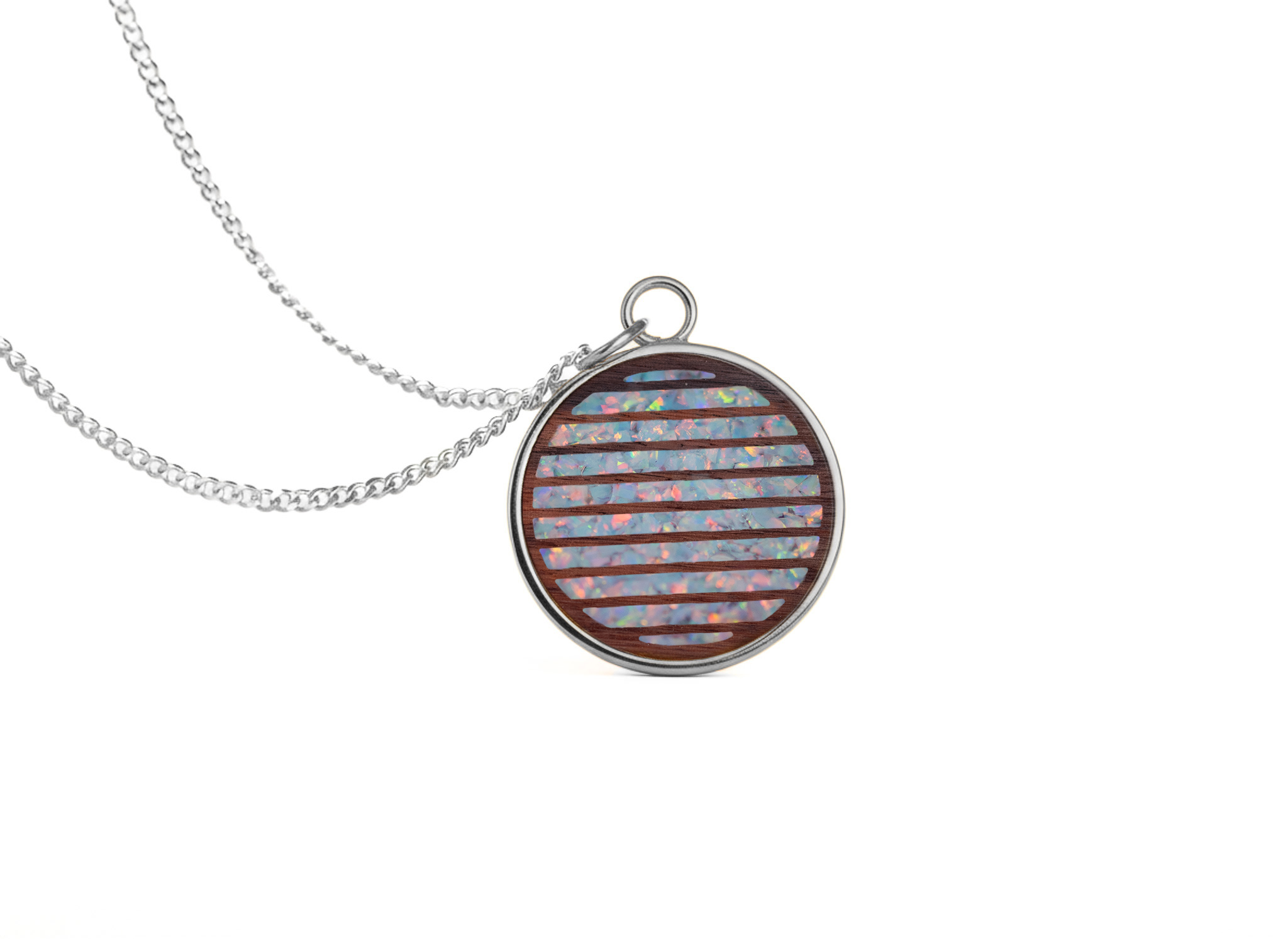 Grid Pendant Rosewood