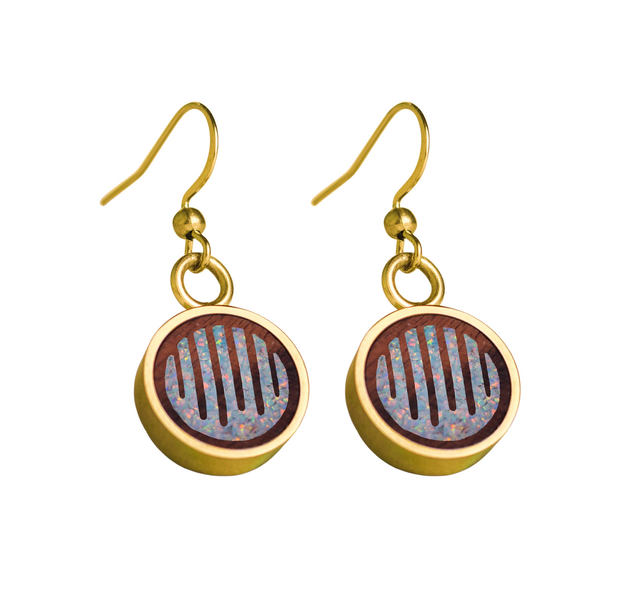 Raindrops Earrings Rosewood