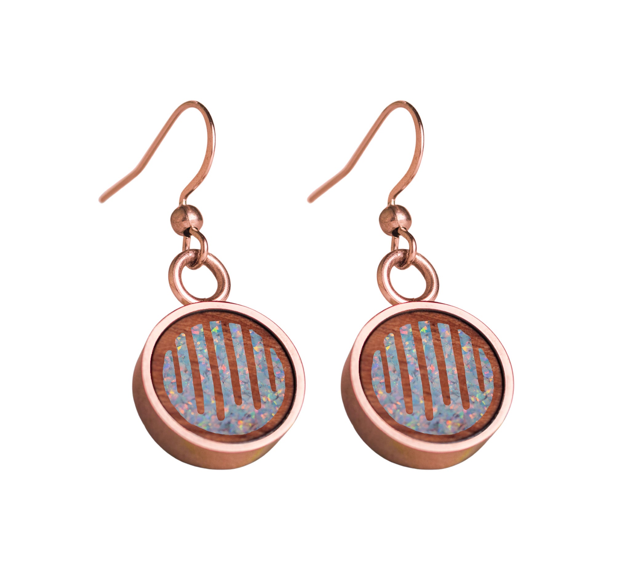 Raindrops Earrings Bubinga