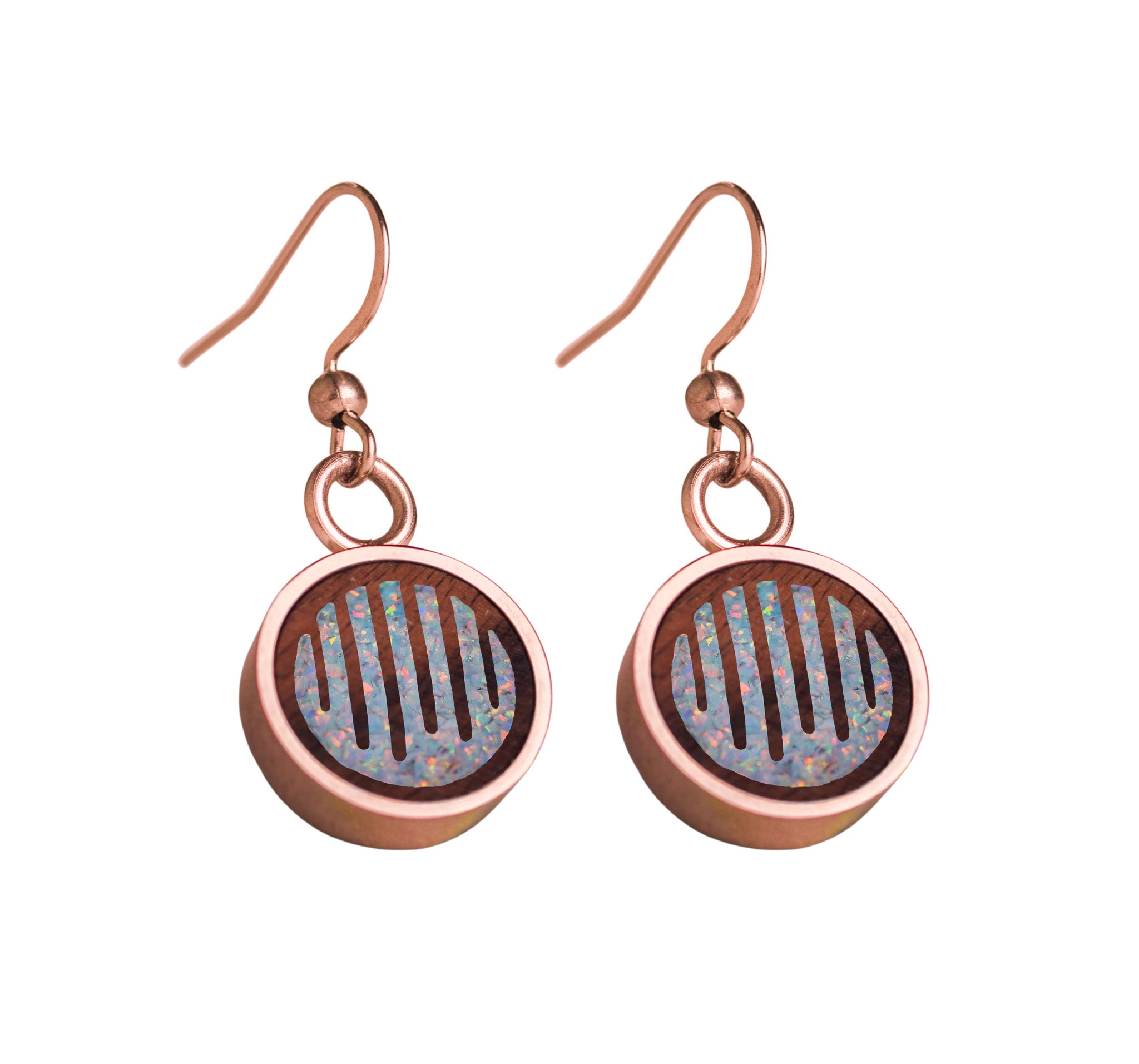 Raindrops Earrings Rosewood