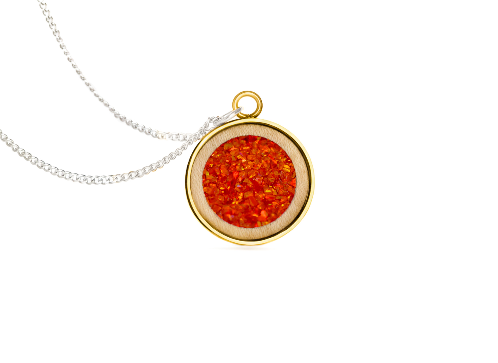 Circle Pendant Maple