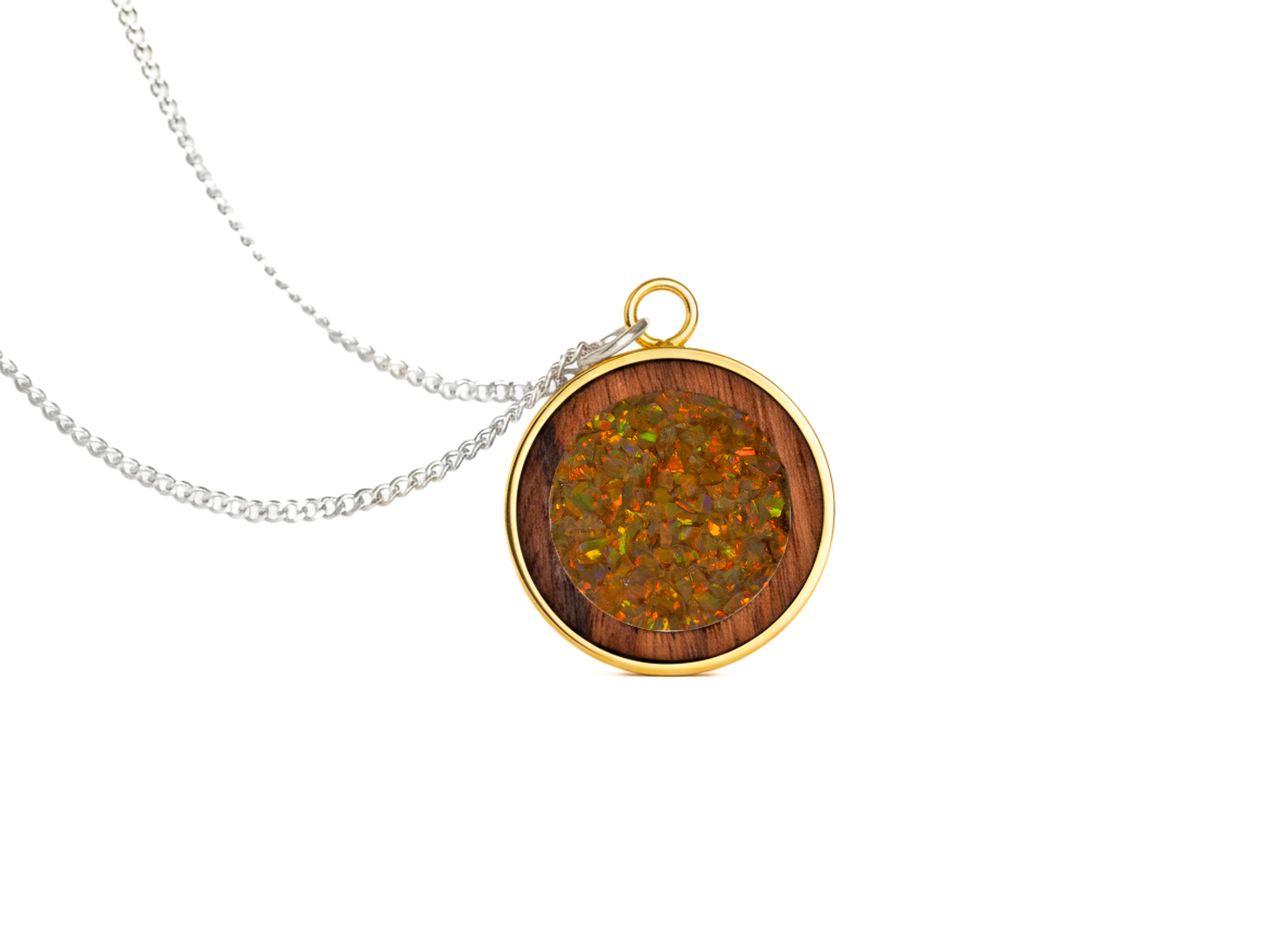 Circle Pendant Rosewood