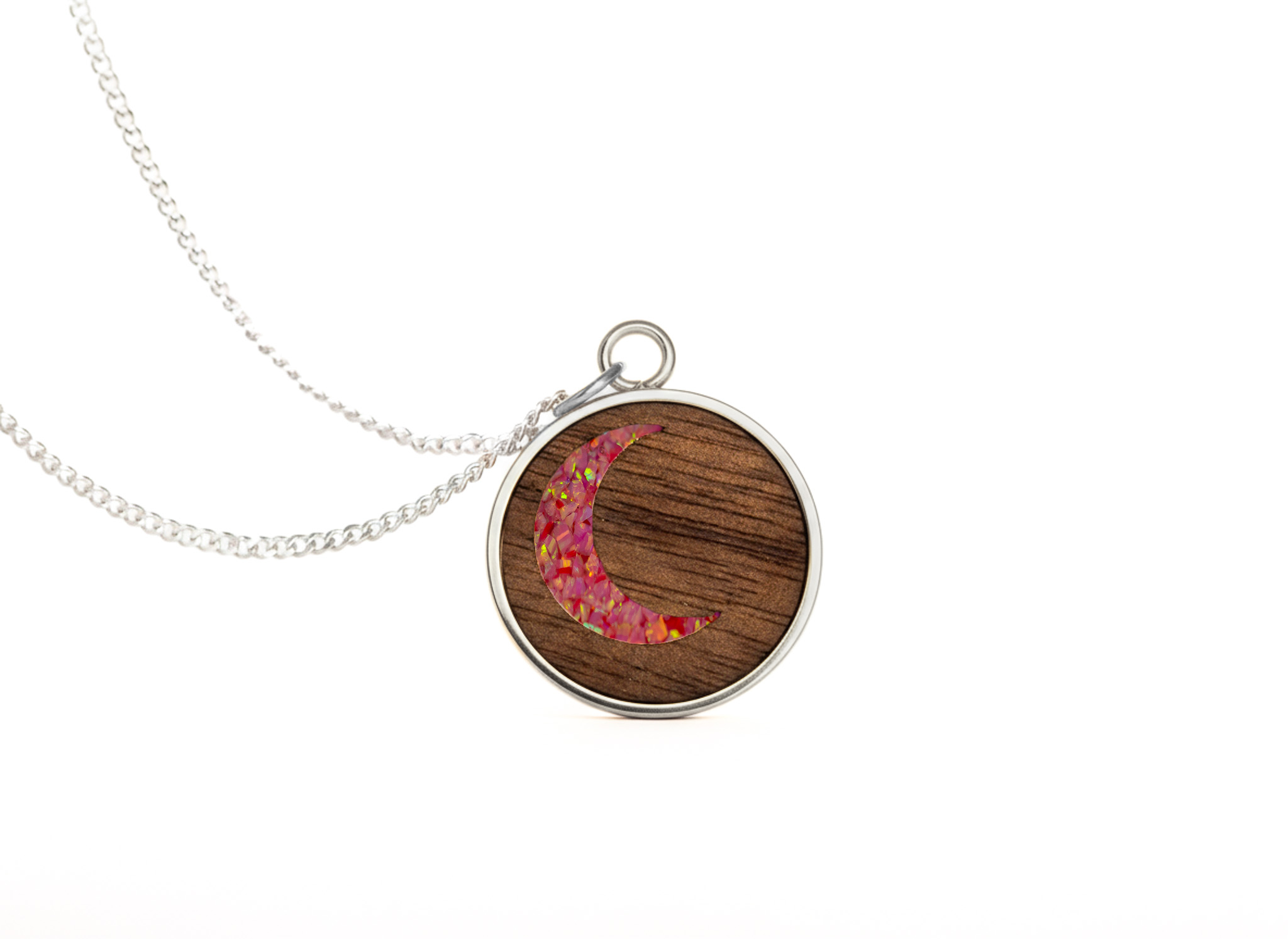 Moon Pendant Walnut