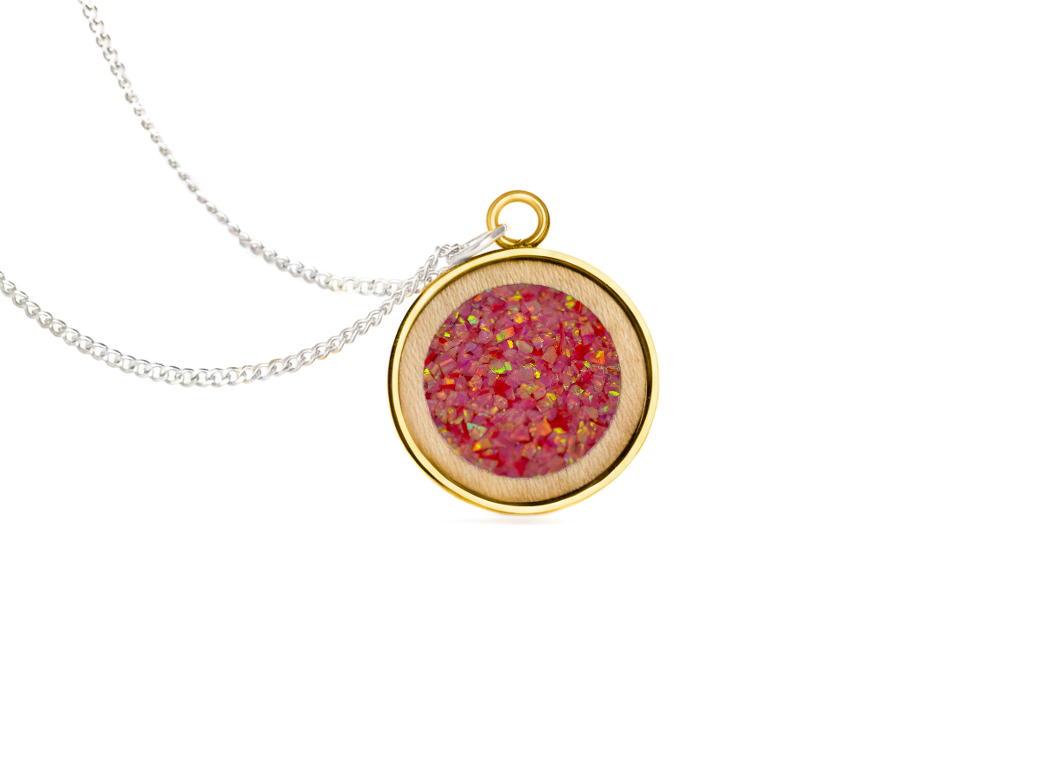 Circle Pendant Maple