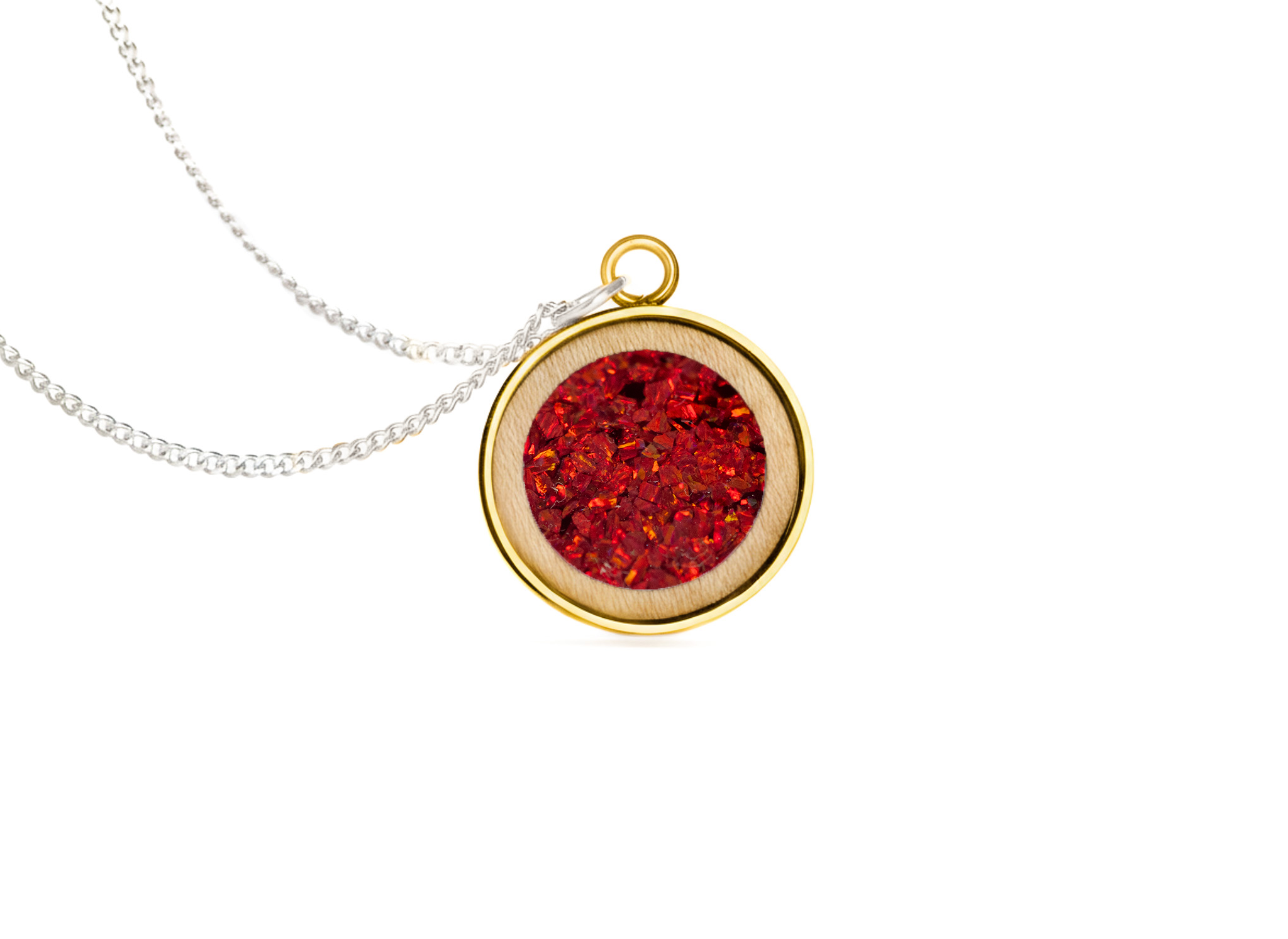 Circle Pendant Maple