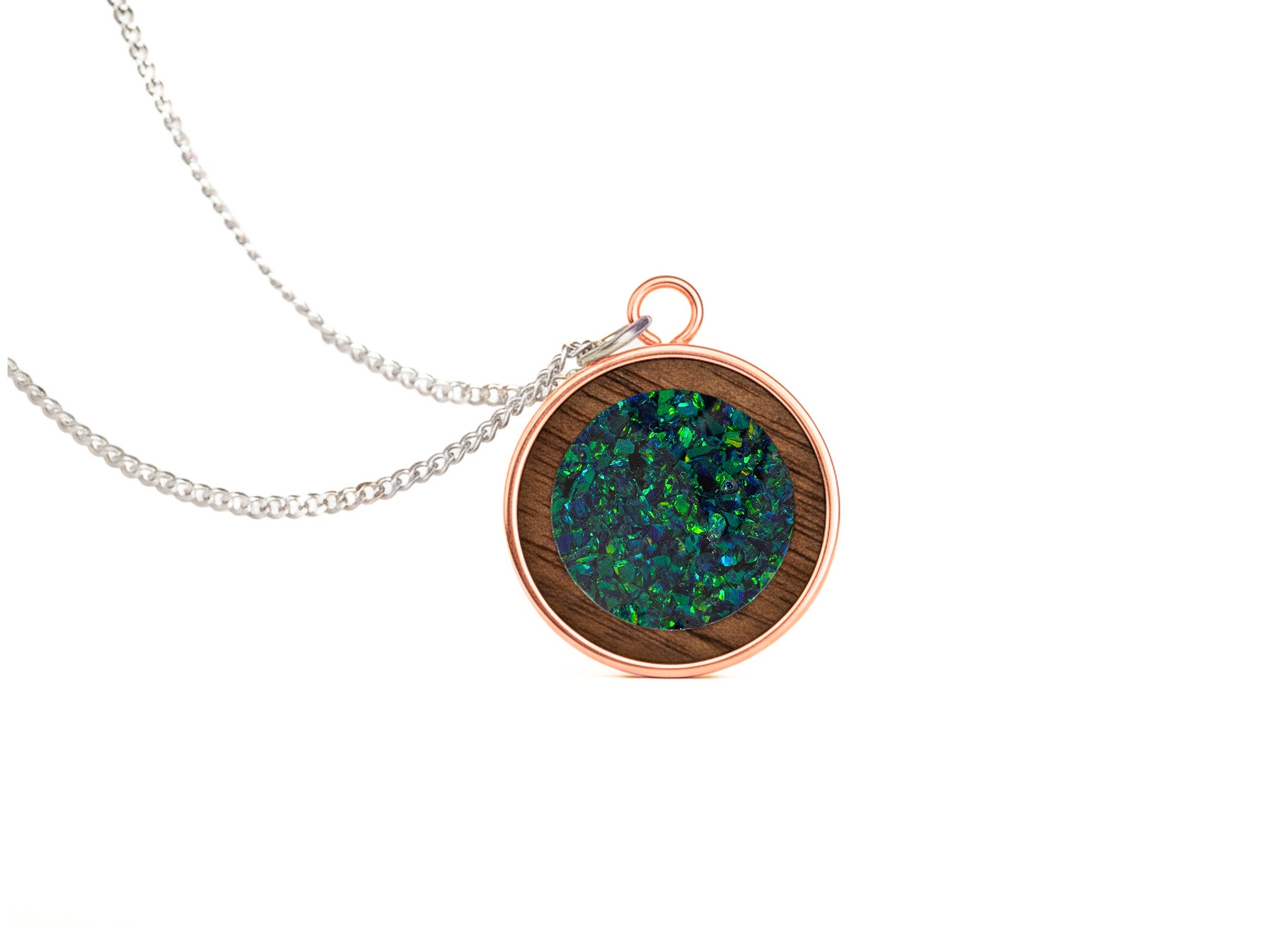 Circle Pendant Walnut