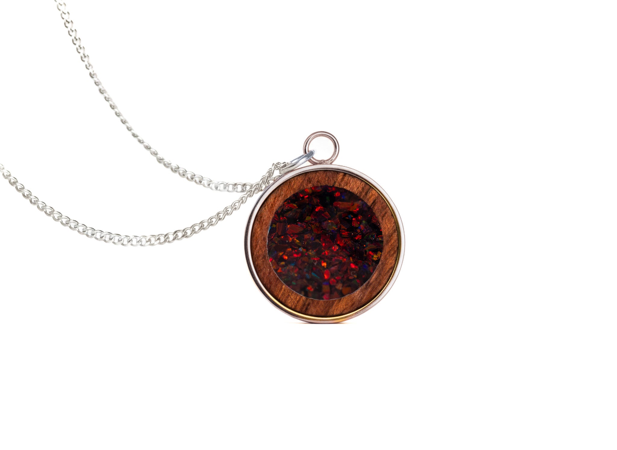 Circle Pendant Bubinga