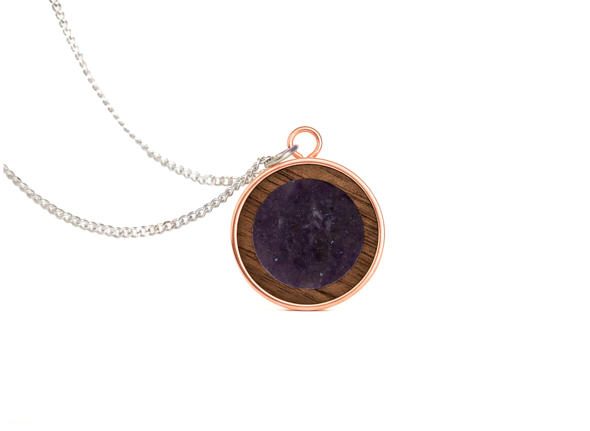 Circle Pendant Walnut