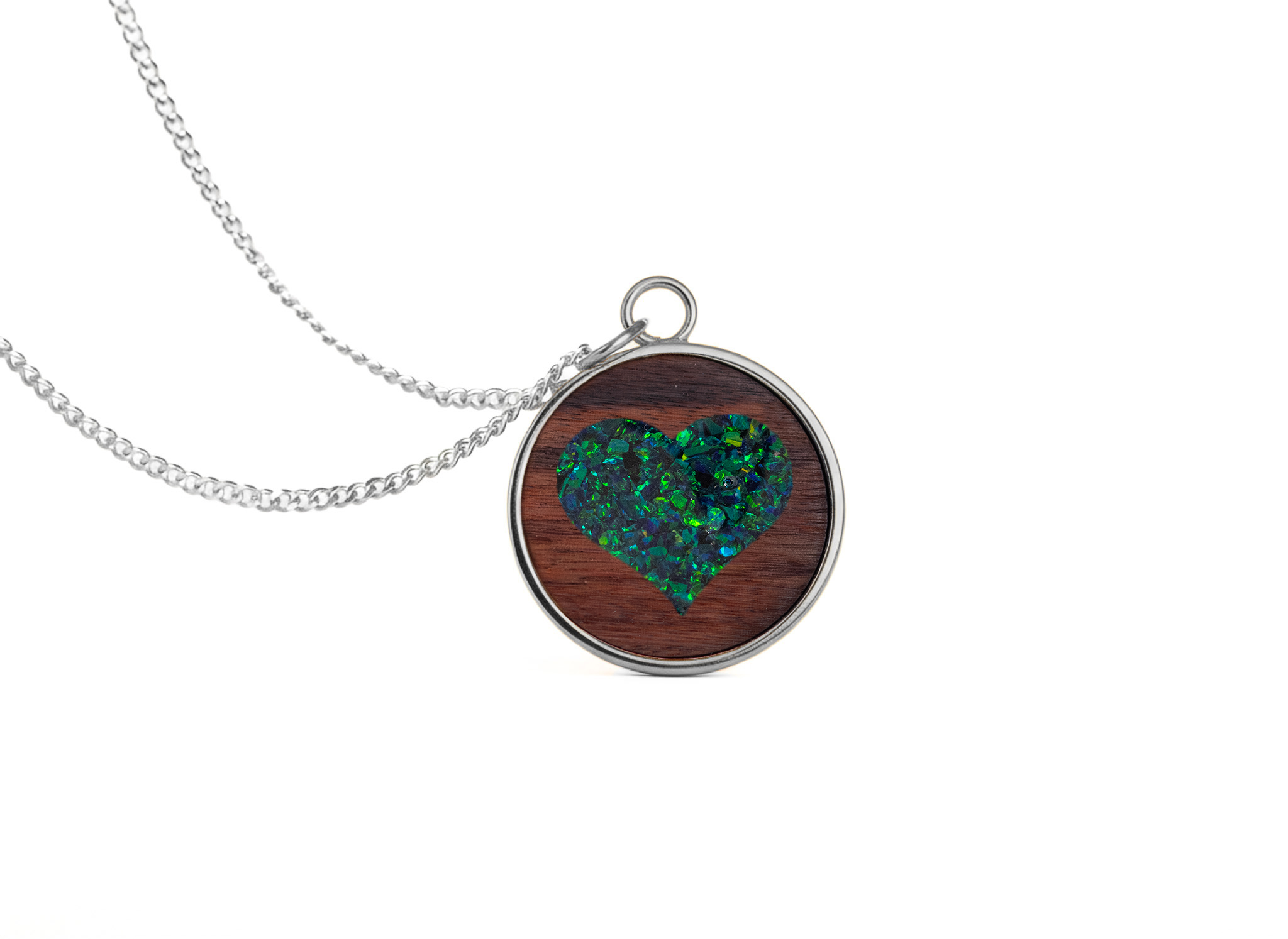 Heart Pendant Rosewood