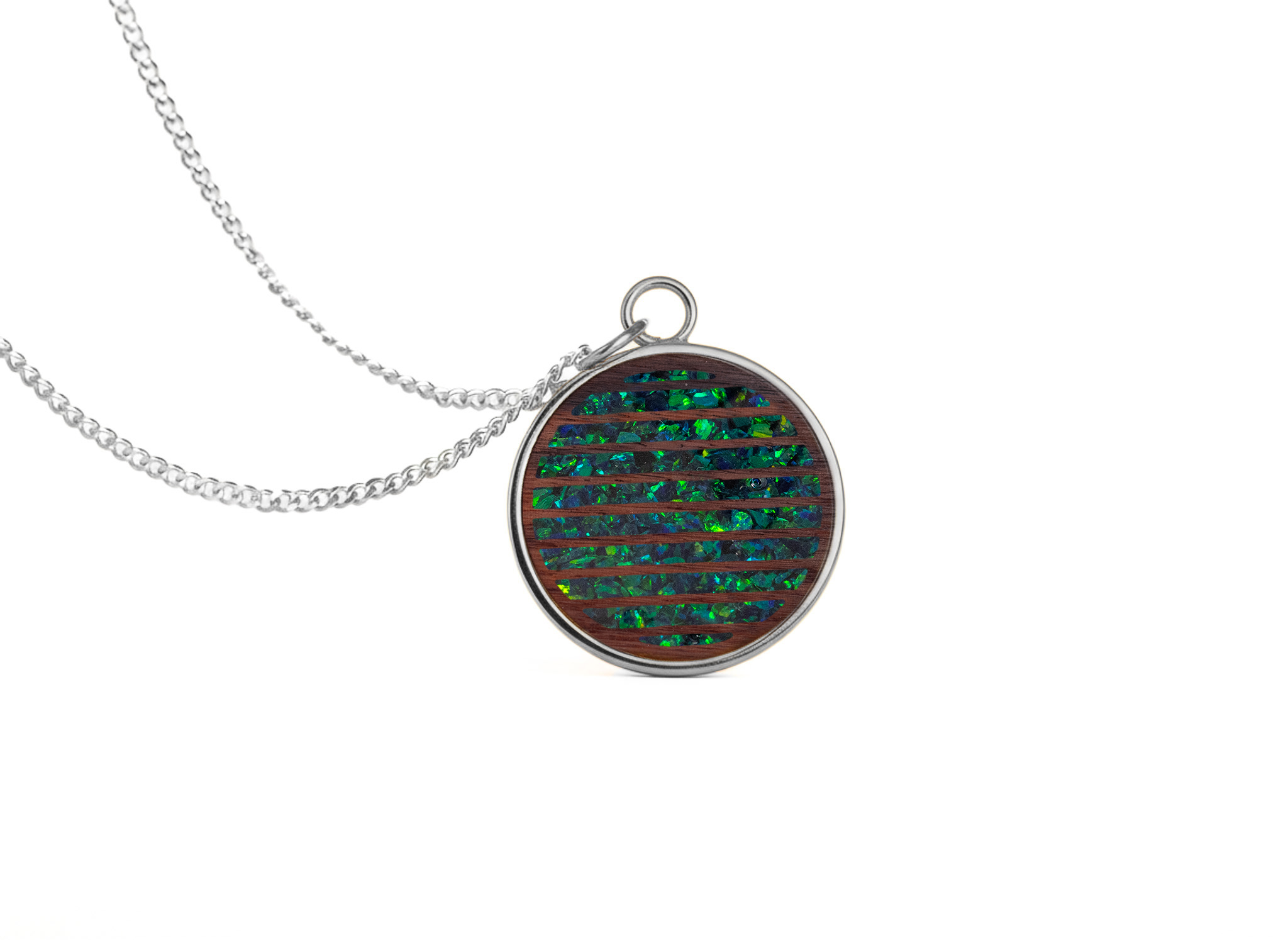 Grid Pendant Rosewood