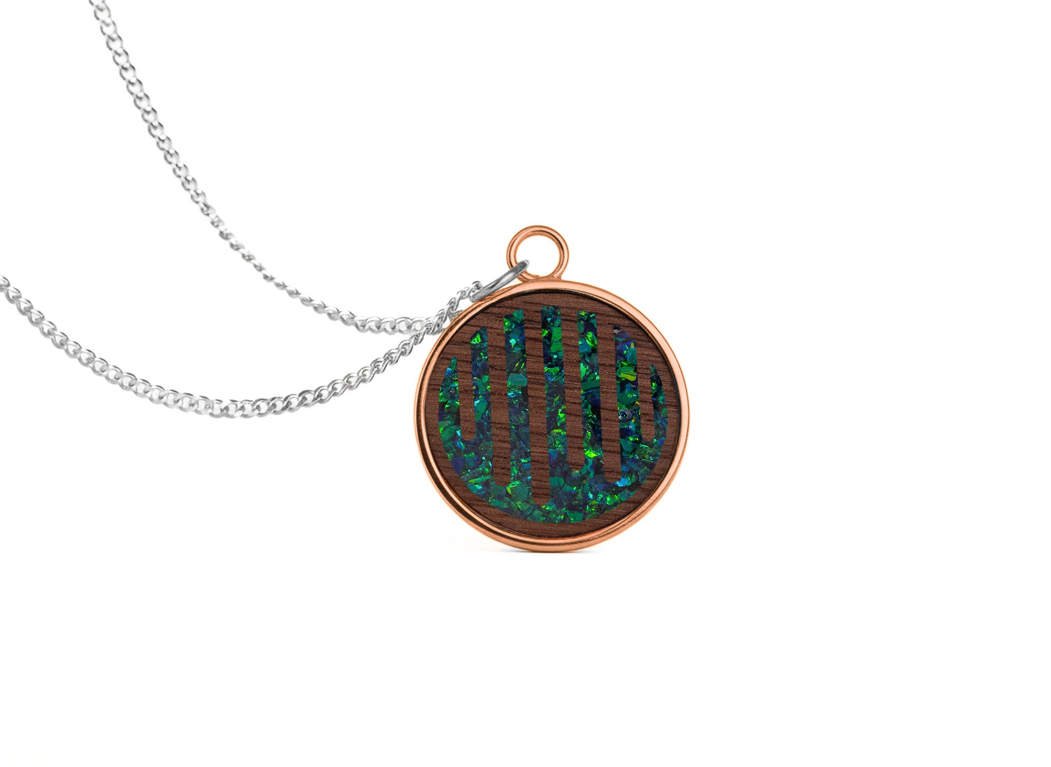 Raindrop Pendant Walnut