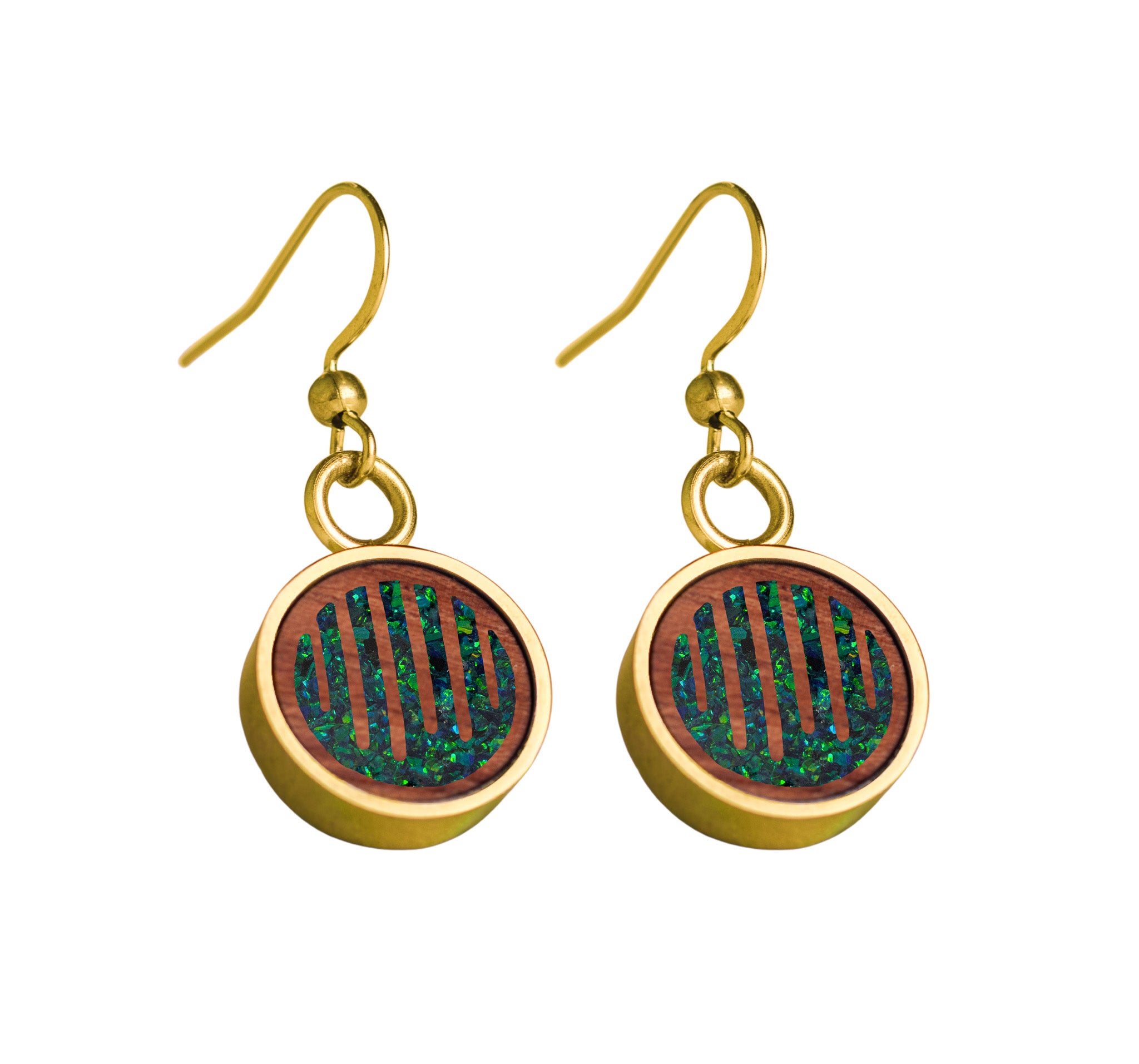 Raindrops Earrings Bubinga