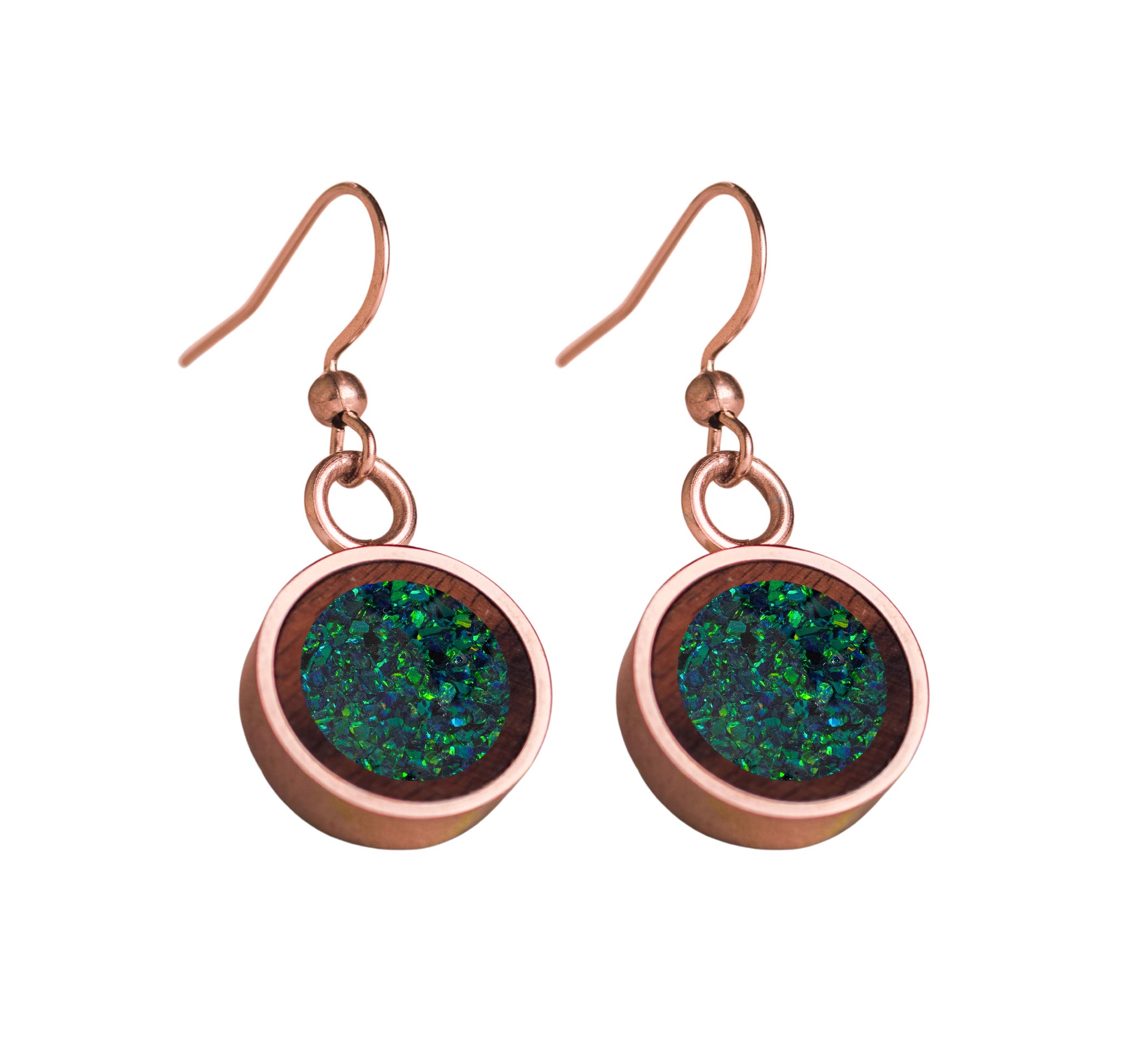 Circle Earrings Rosewood