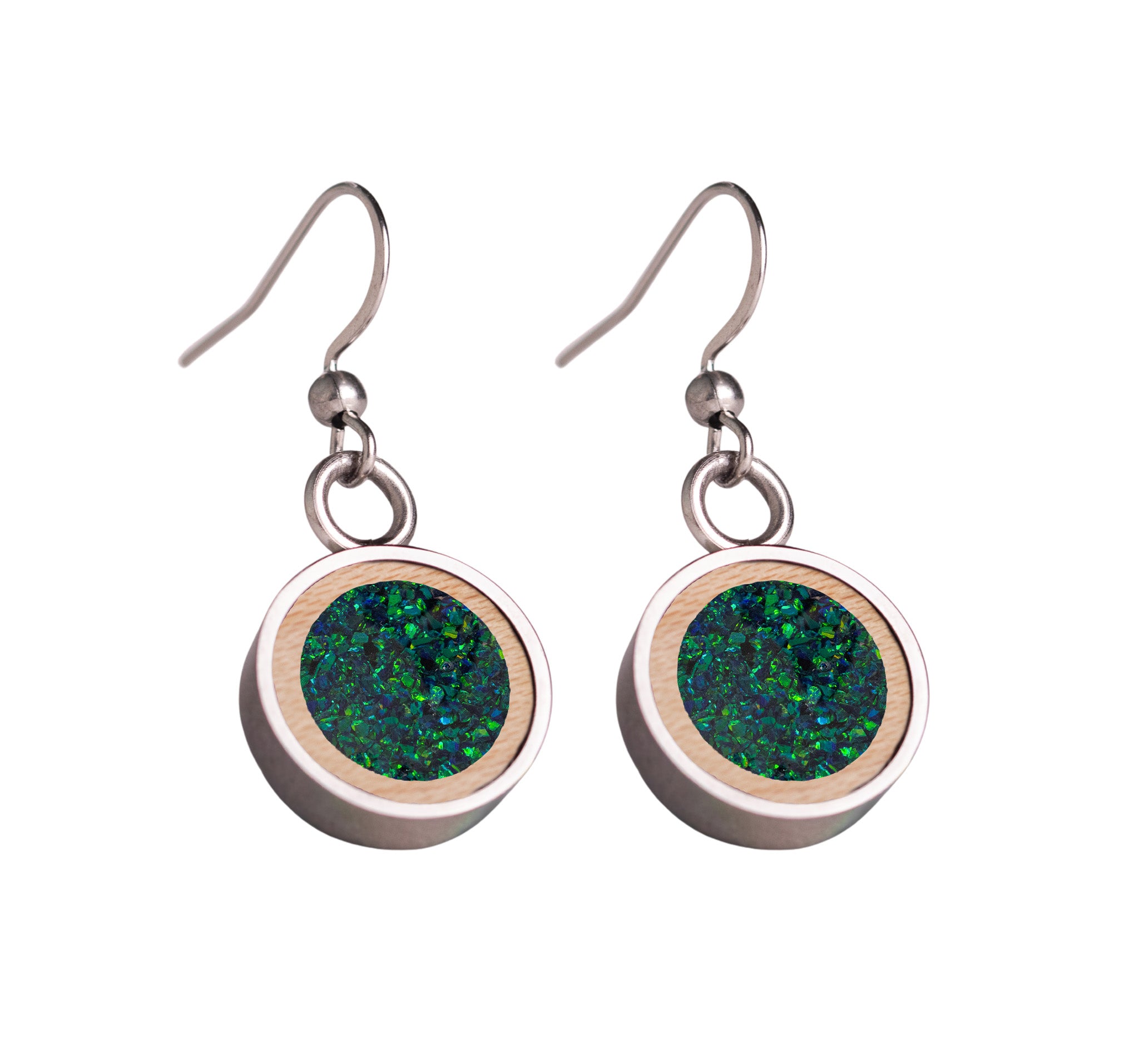 Circle Earrings Maple