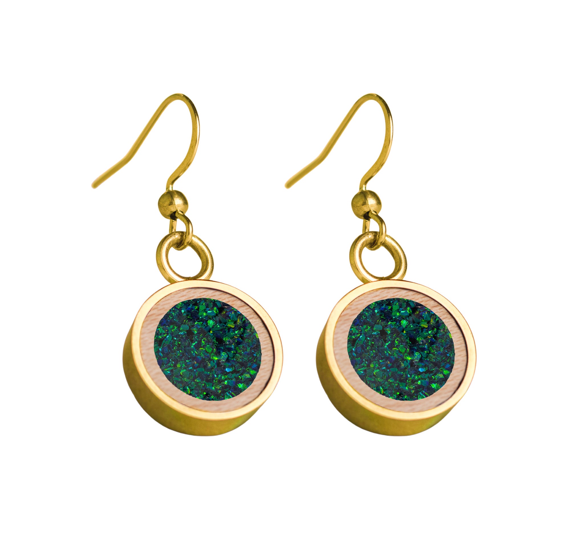 Circle Earrings Maple