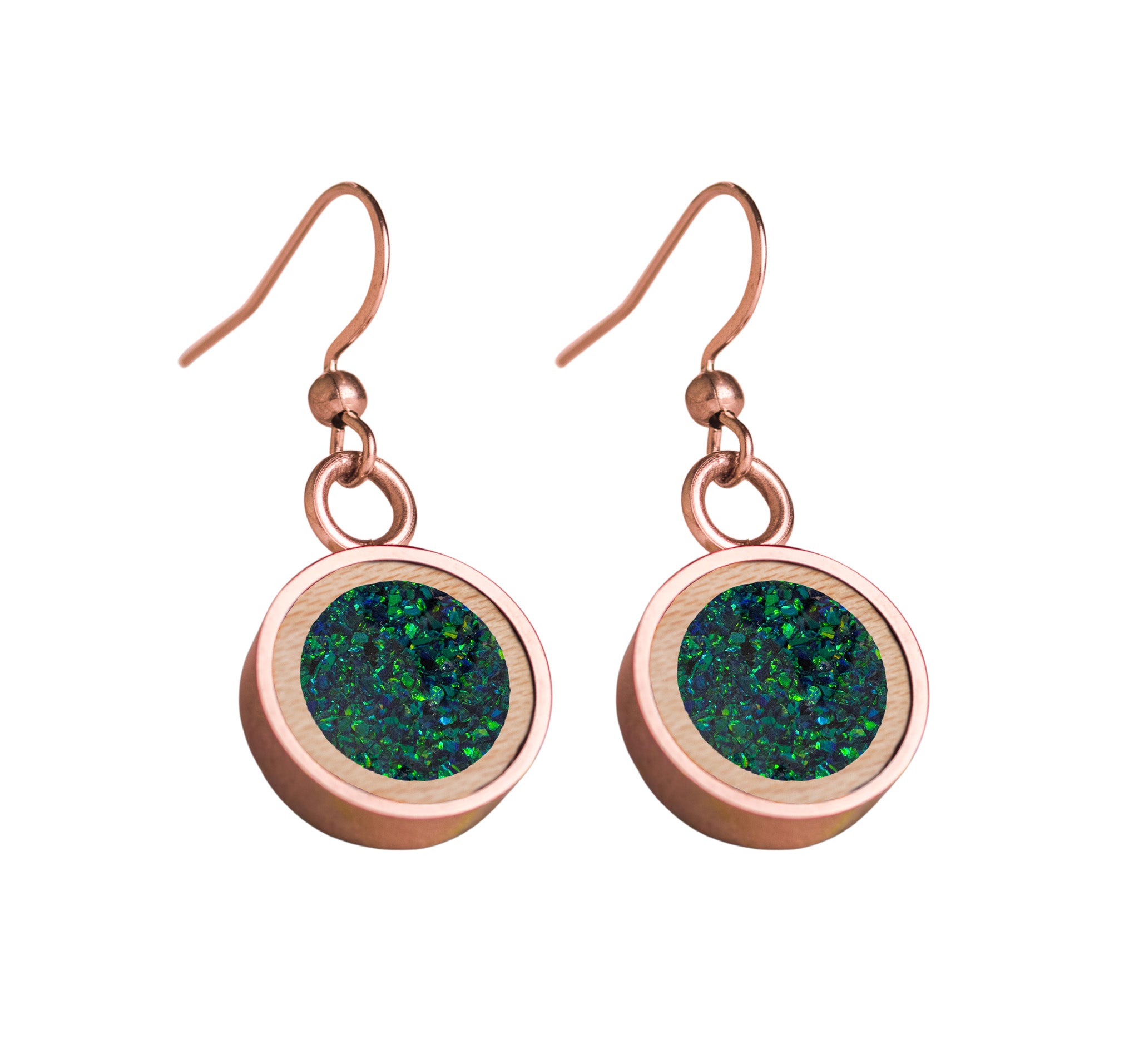 Circle Earrings Maple