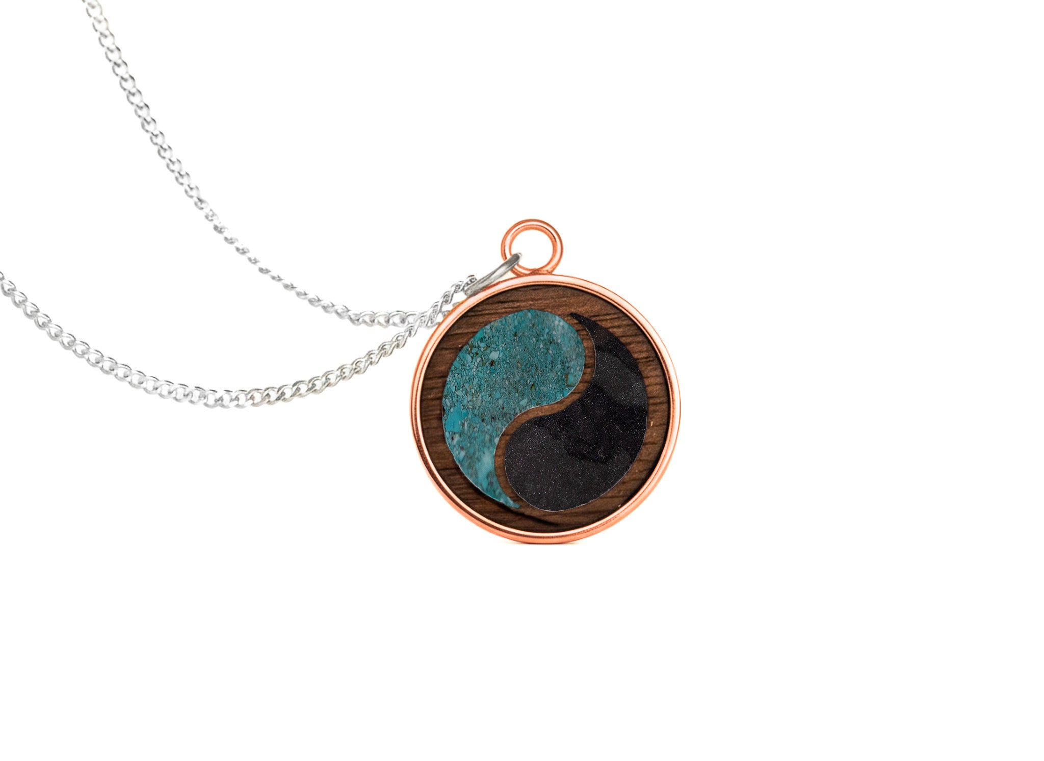 Yin-Yang Pendant Walnut