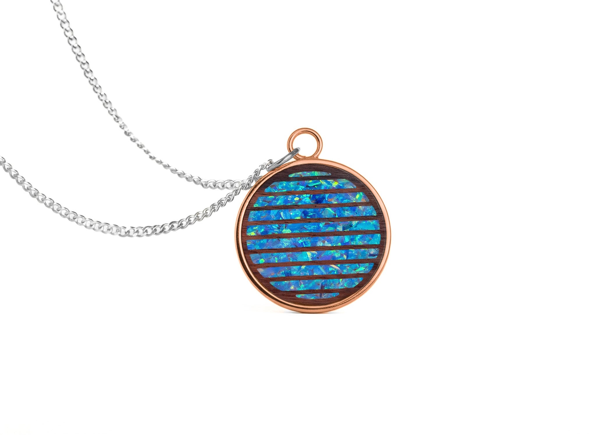 Grid Pendant Rosewood